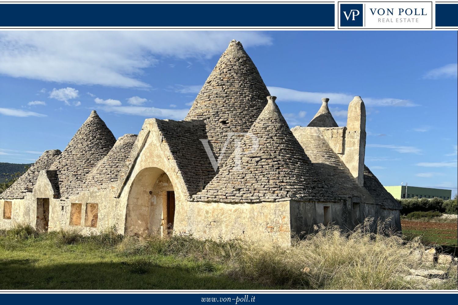 Trulli caractéristiques avec 10 hectares d'oliveraies