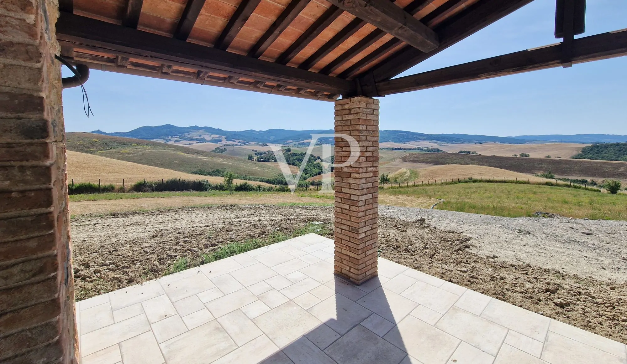 Masía panorámica en Lajatico