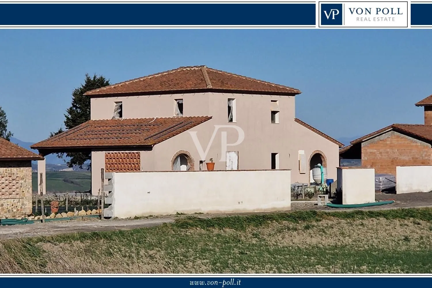 Bauernhaus mit Panoramablick in Lajatico