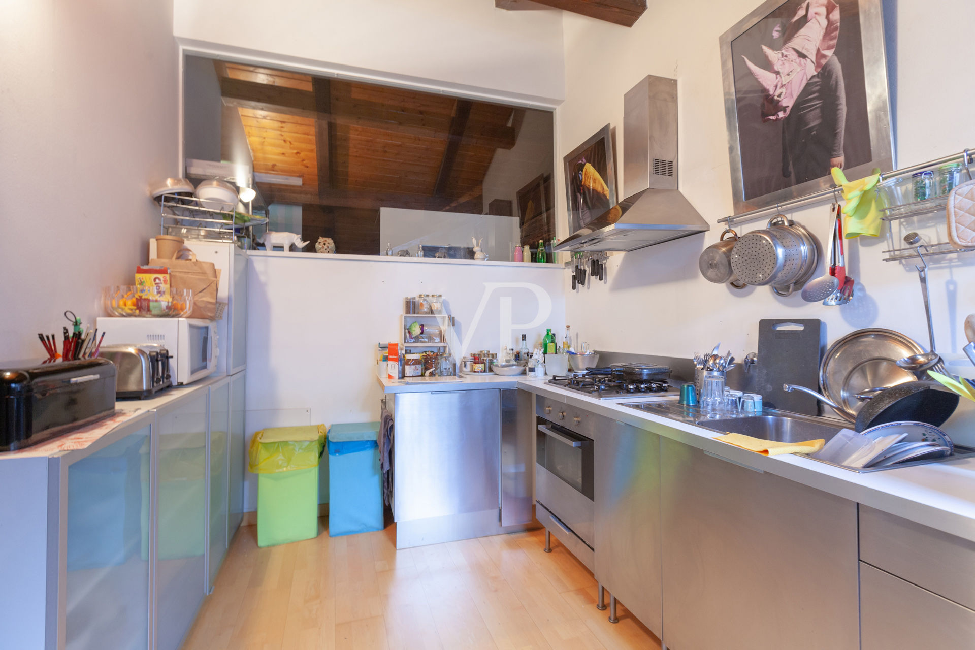 Wonderful attic in historic building in the center of Bologna