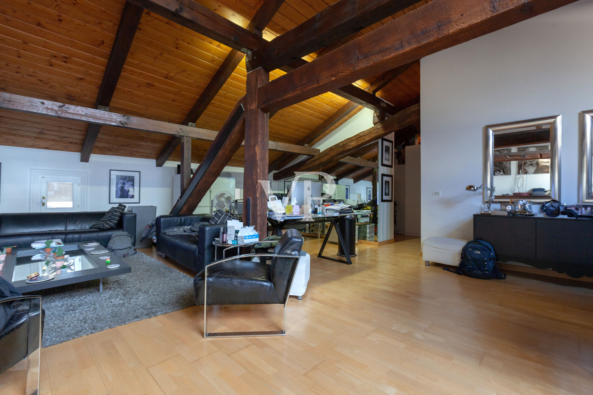 Wonderful attic in historic building in the center of Bologna