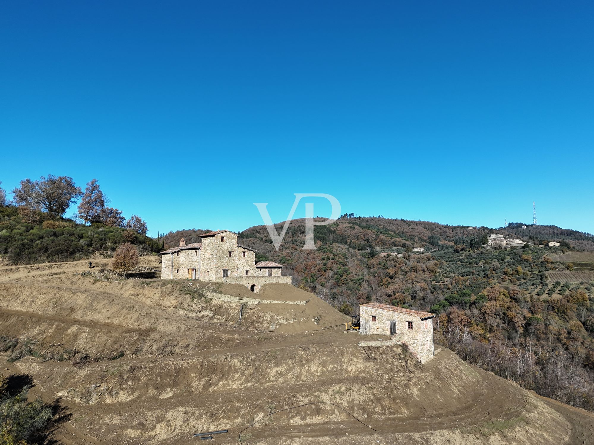 Bauernhaus mit Scheune - Gaiole in Chianti