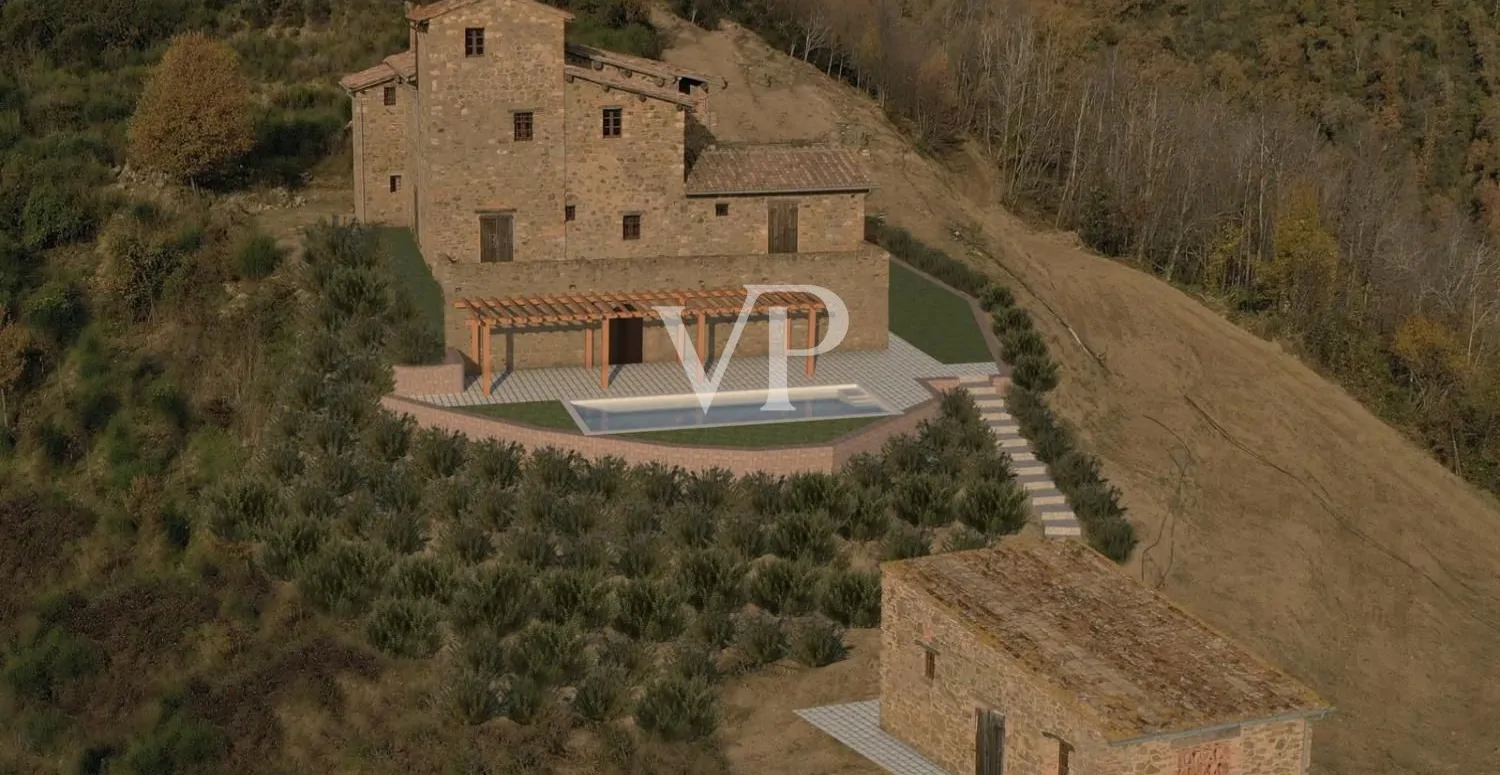 Bauernhaus mit Scheune - Gaiole in Chianti