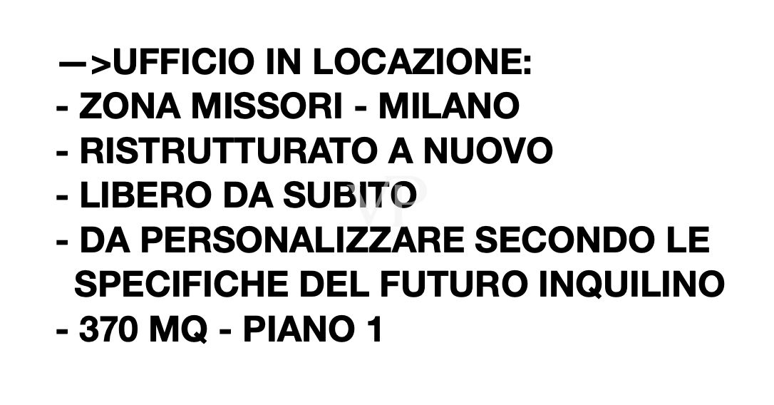 Ampio ufficio completamente ristrutturato da personalizzare