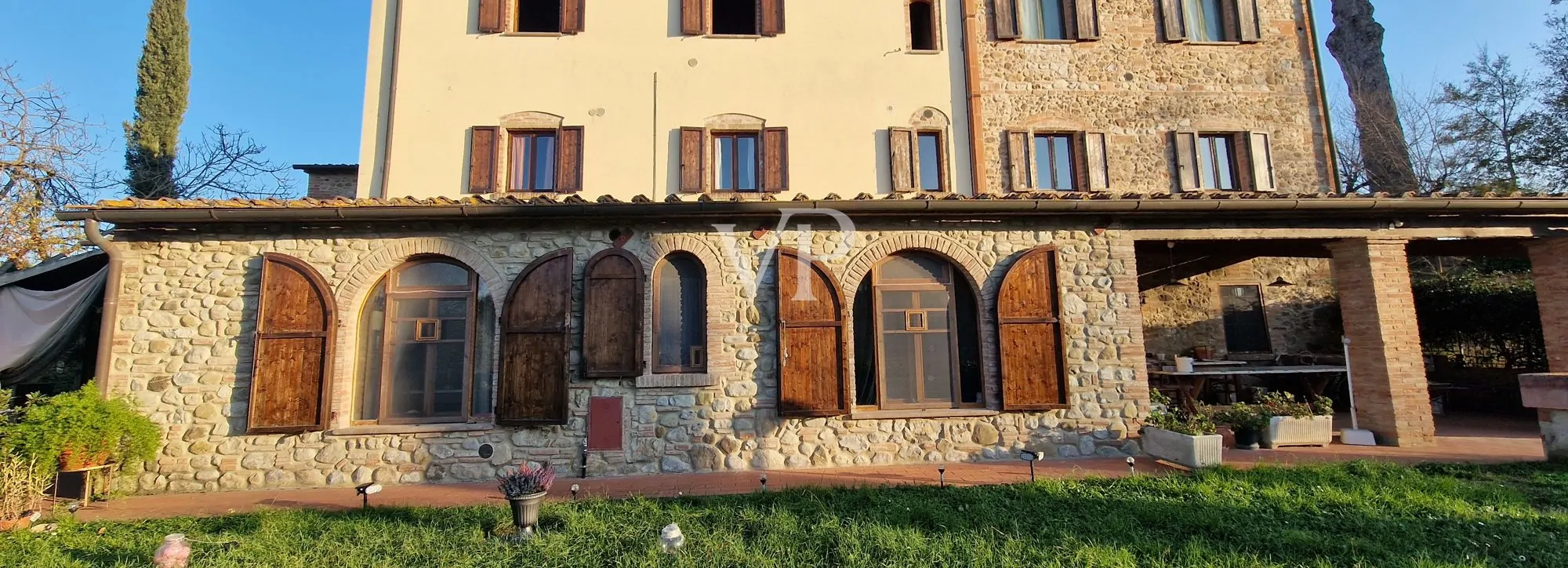Building renovated and divided into six apartments