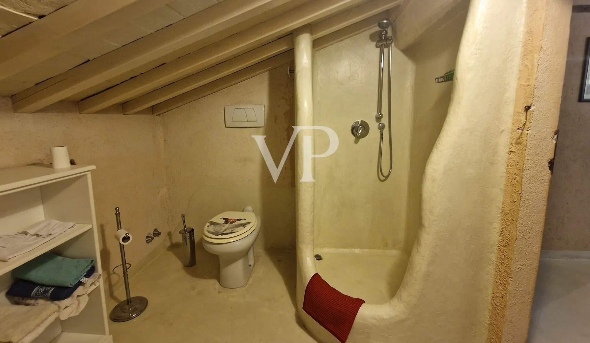 Schönes Bauernhaus in den Hügeln von Camaiore mit Meerblick