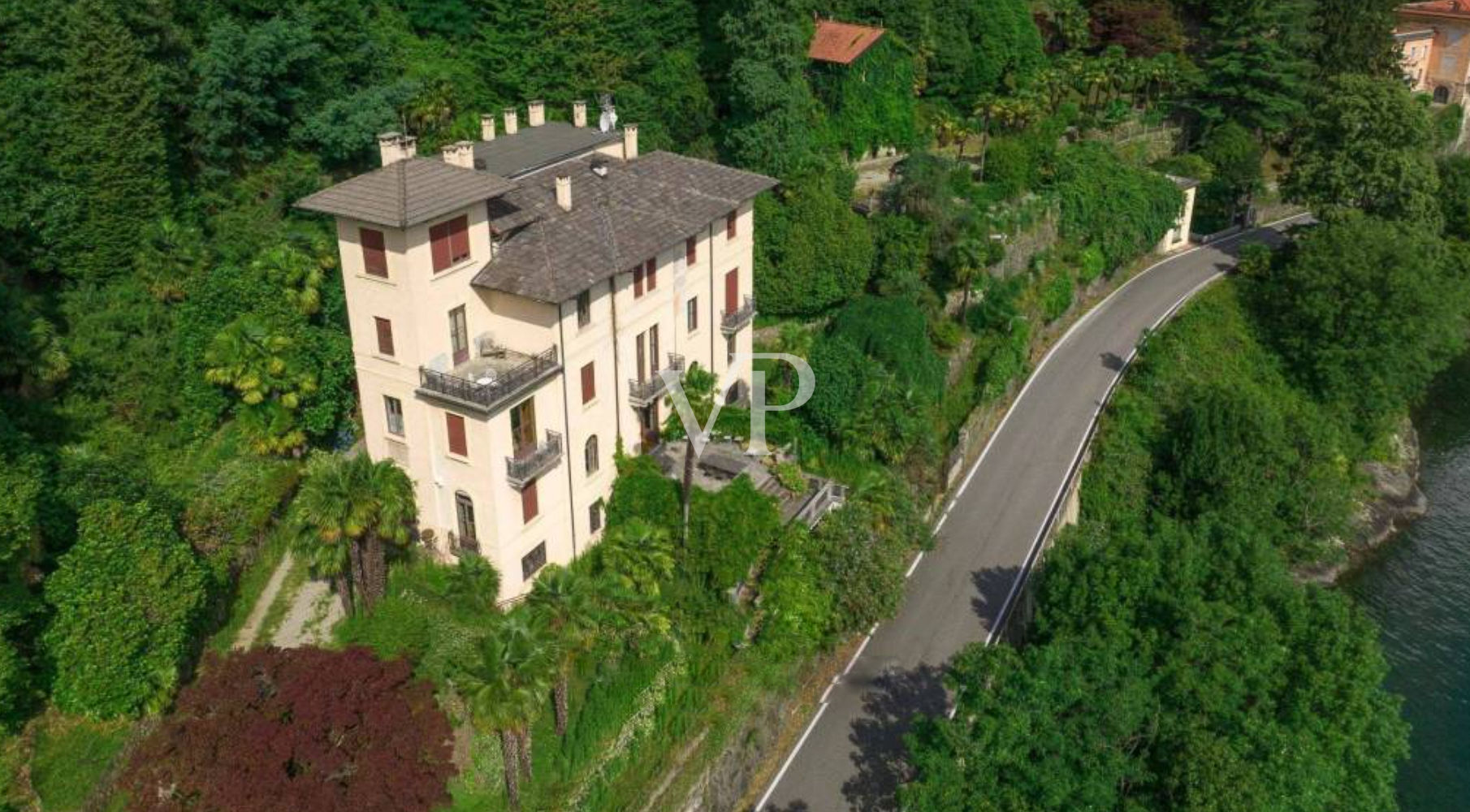 Vista della villa