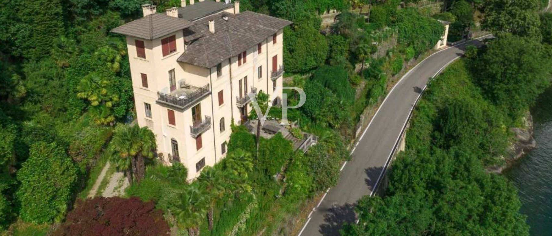 Vista della villa