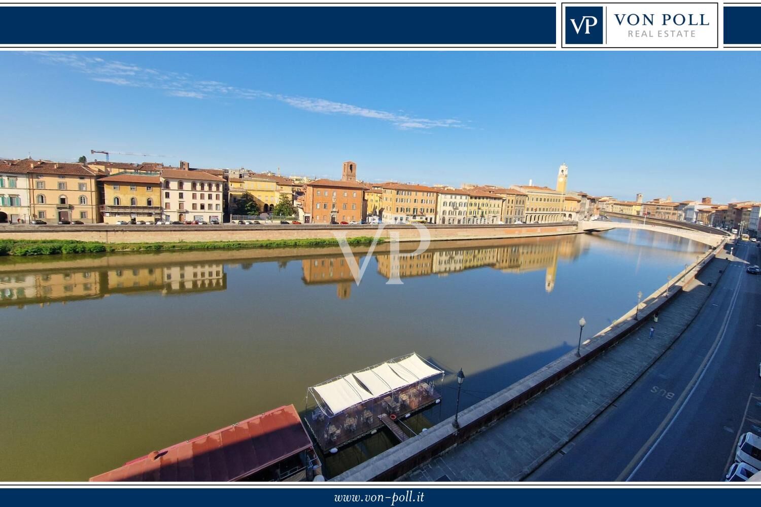 Historischer Palast am Lungarno - Renaissance-Residenz mit modernem Komfort in Pisa