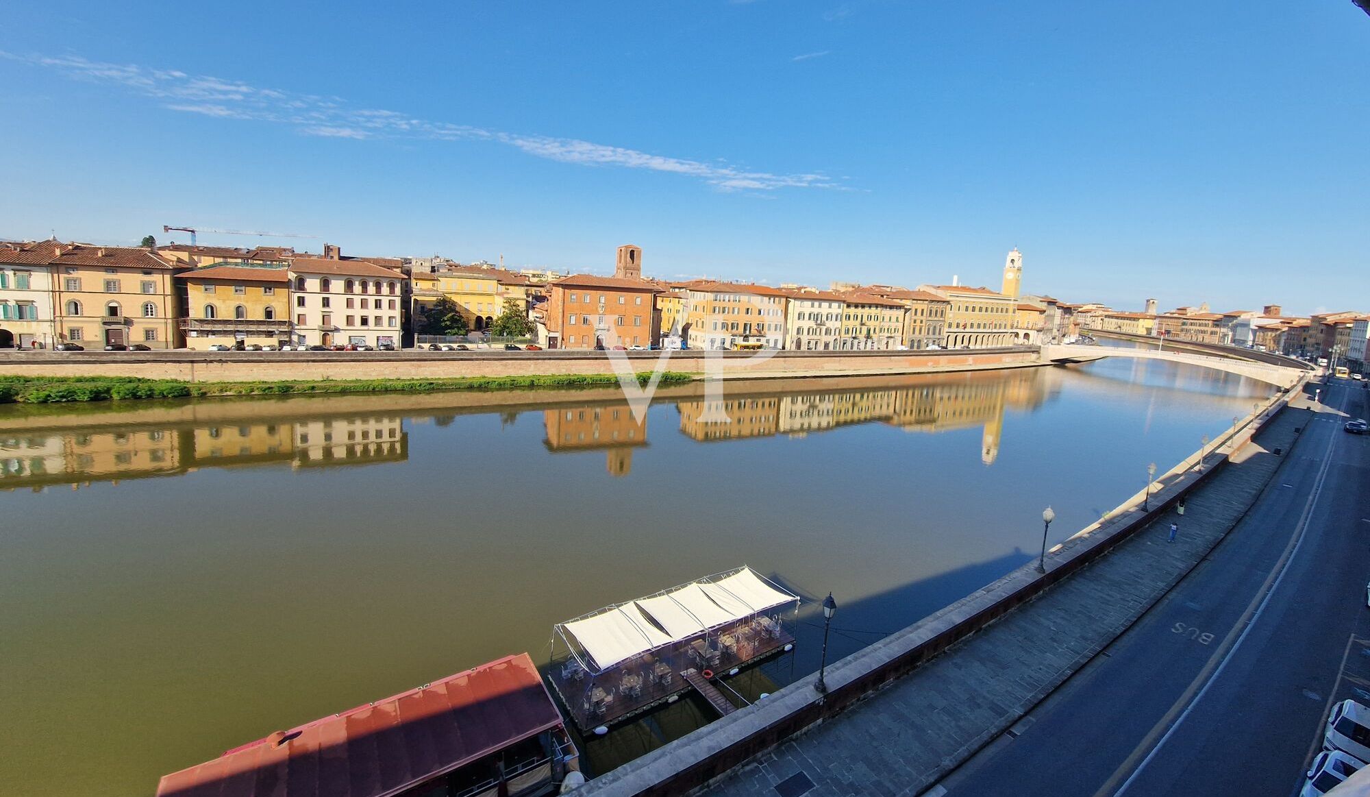 Historischer Palast am Lungarno - Renaissance-Residenz mit modernem Komfort in Pisa