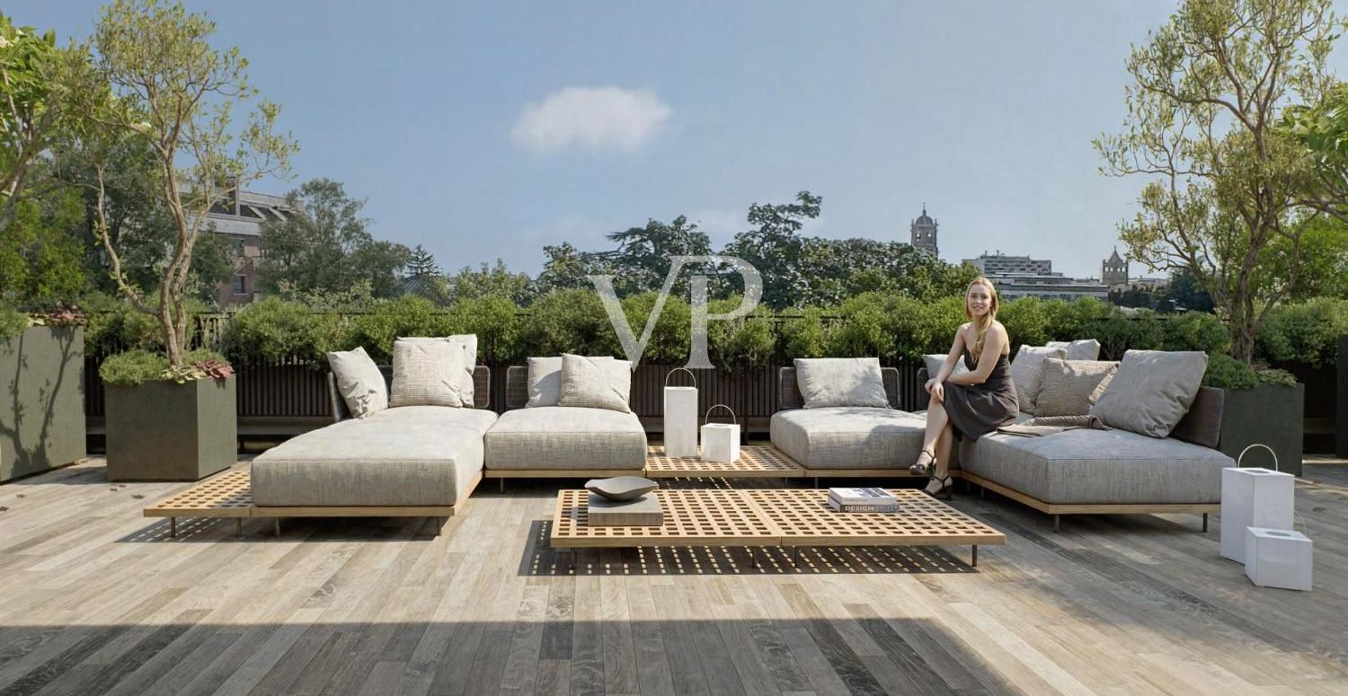 Luxuriös renoviertes Penthouse mit 121 m² großer Panorama-Terrasse in exklusiver Wohnlage