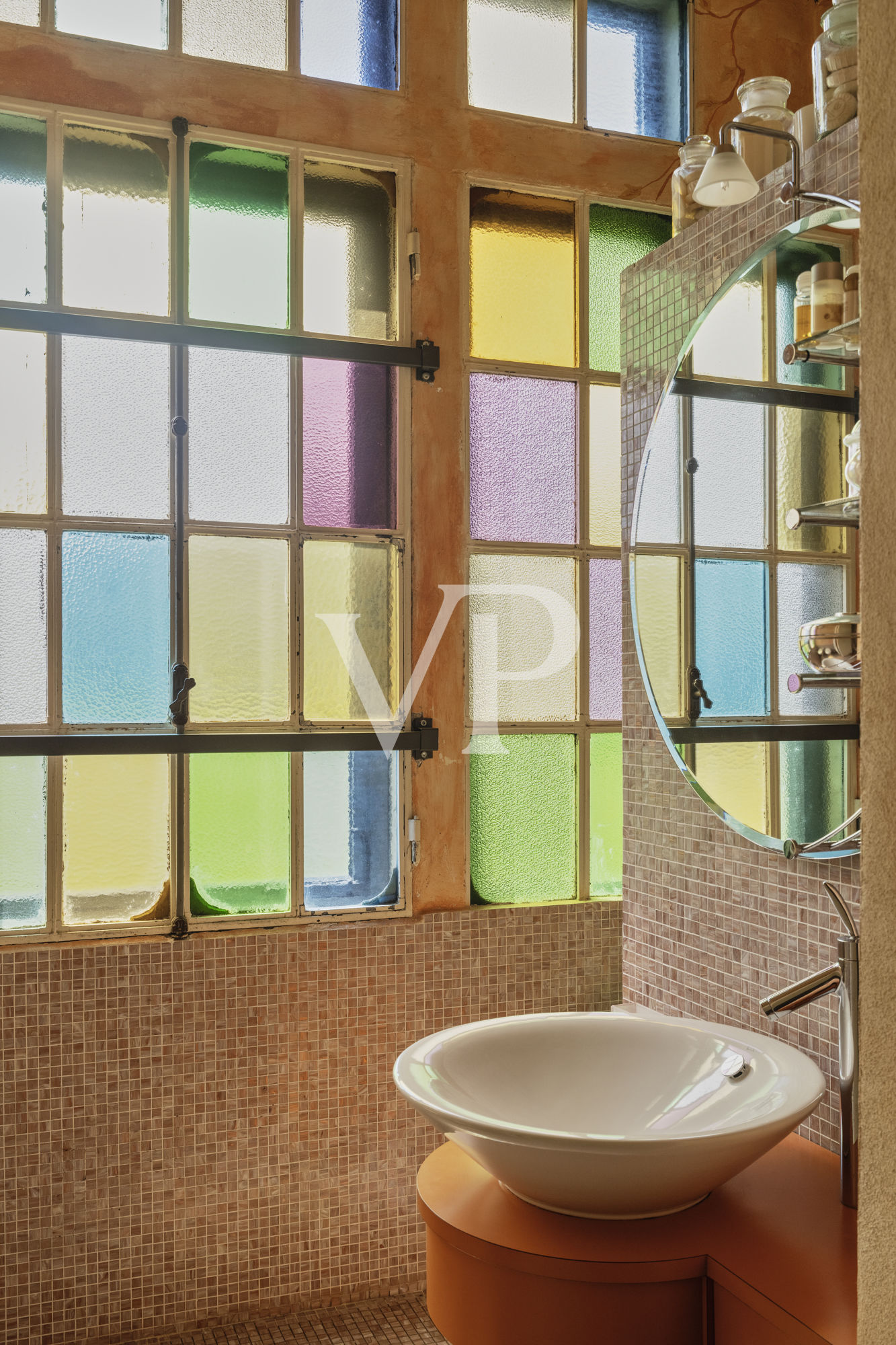 vetrata bagno