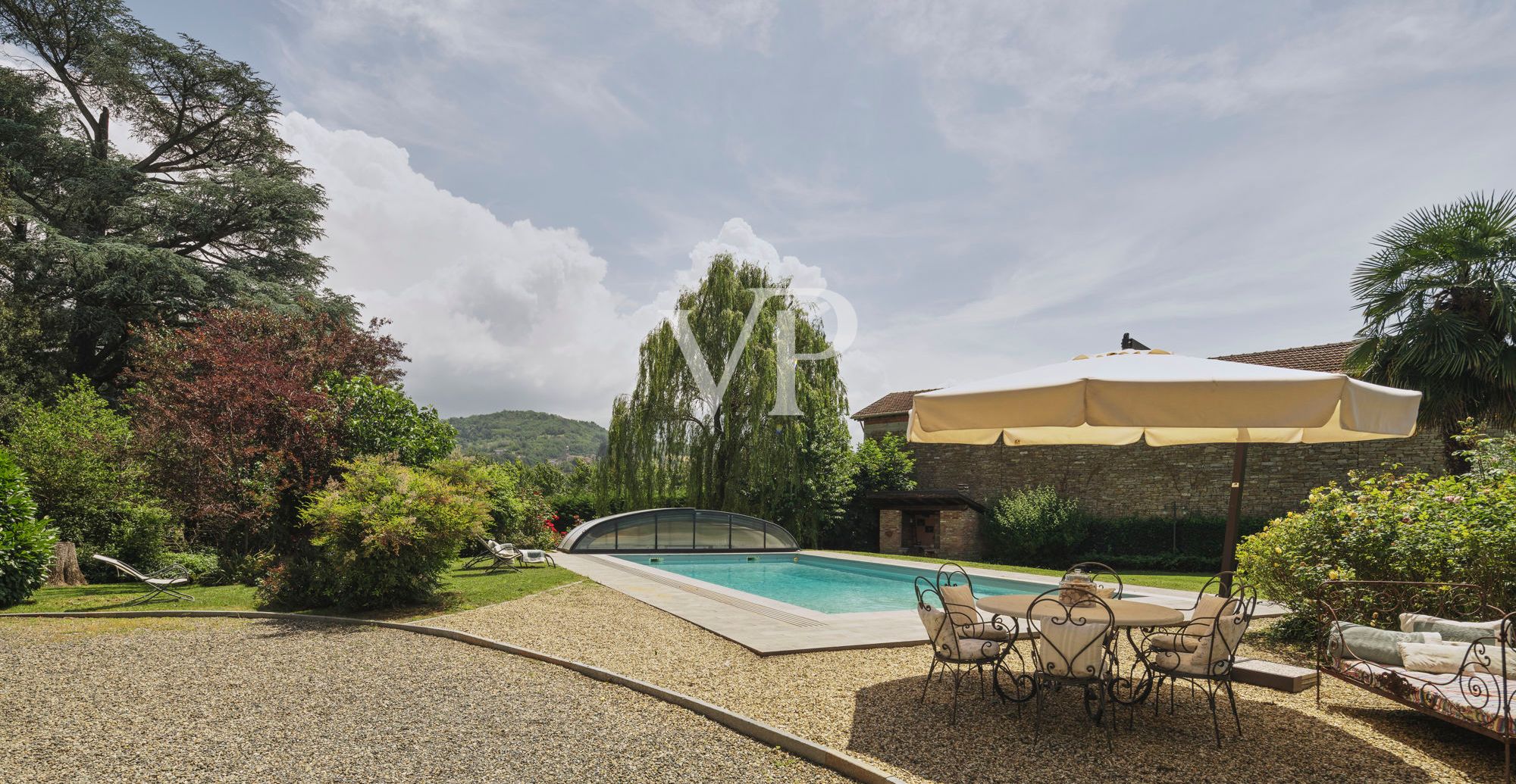 vista piscina