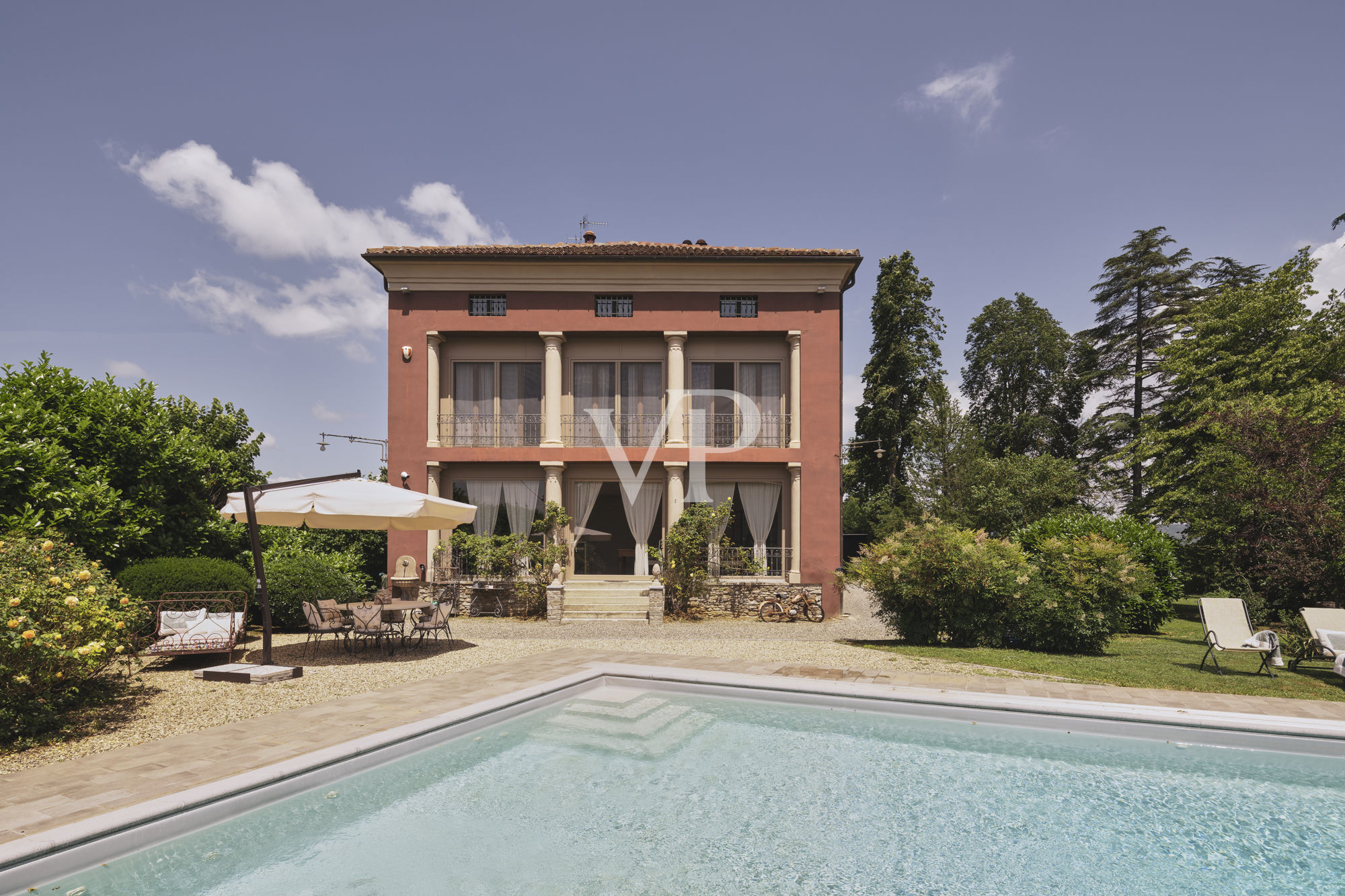 vista piscina
