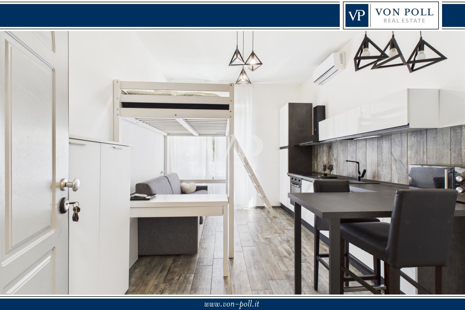 Finely renovated studio apartment, great for investment