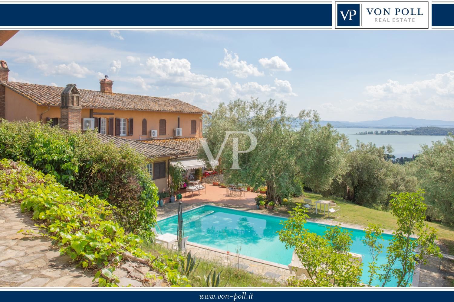 Podere Montalbano mit Schwimmbad und spektakulärem Blick auf den See