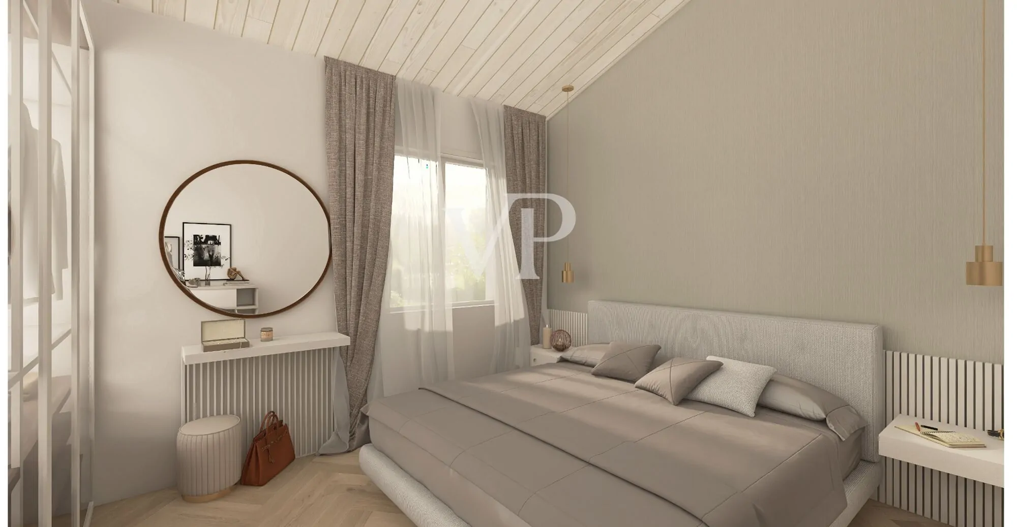 Im Bau befindliche Doppelhaushälfte mit atemberaubender Aussicht