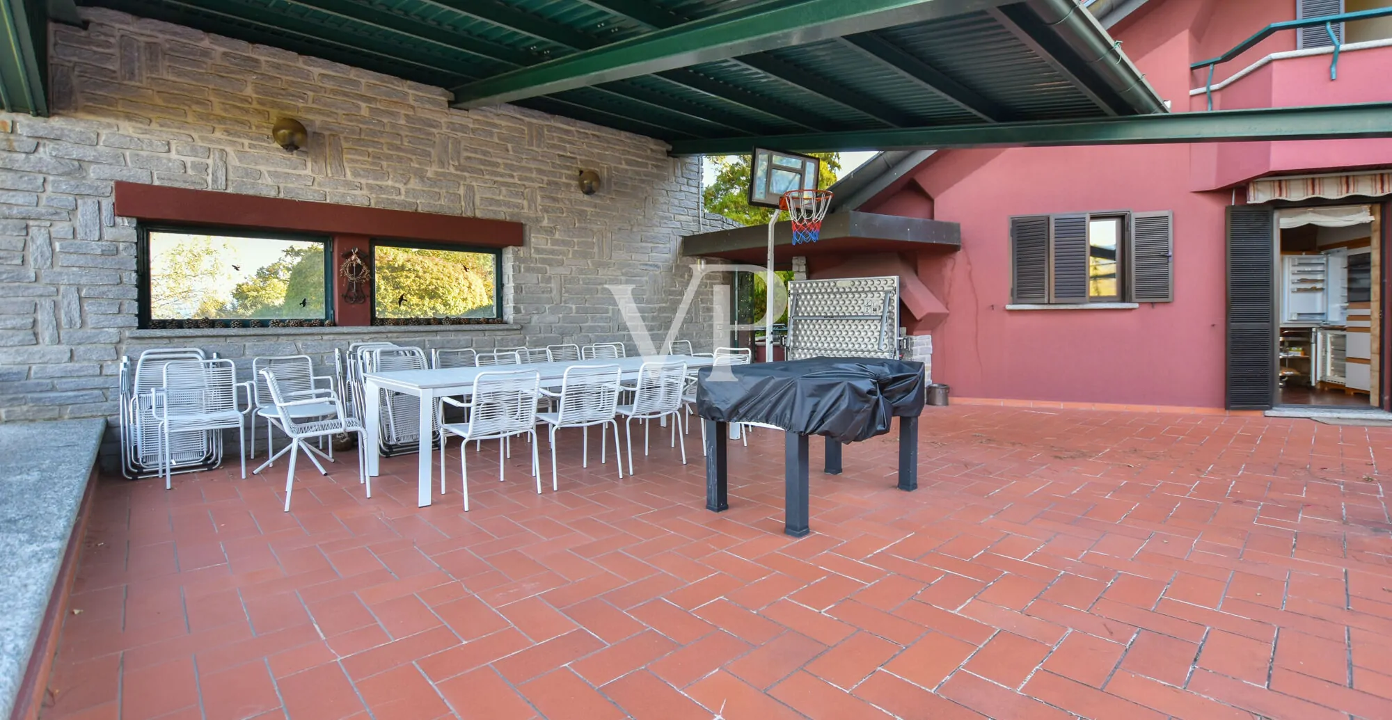 Terrazzo con angolo pranzo