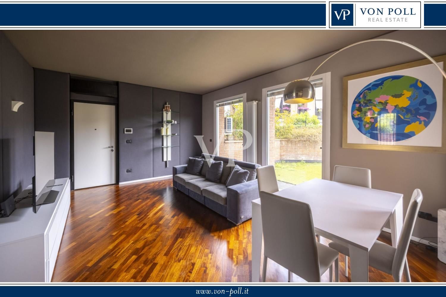 Renovierte Wohnung mit Terrassen und privatem Garten