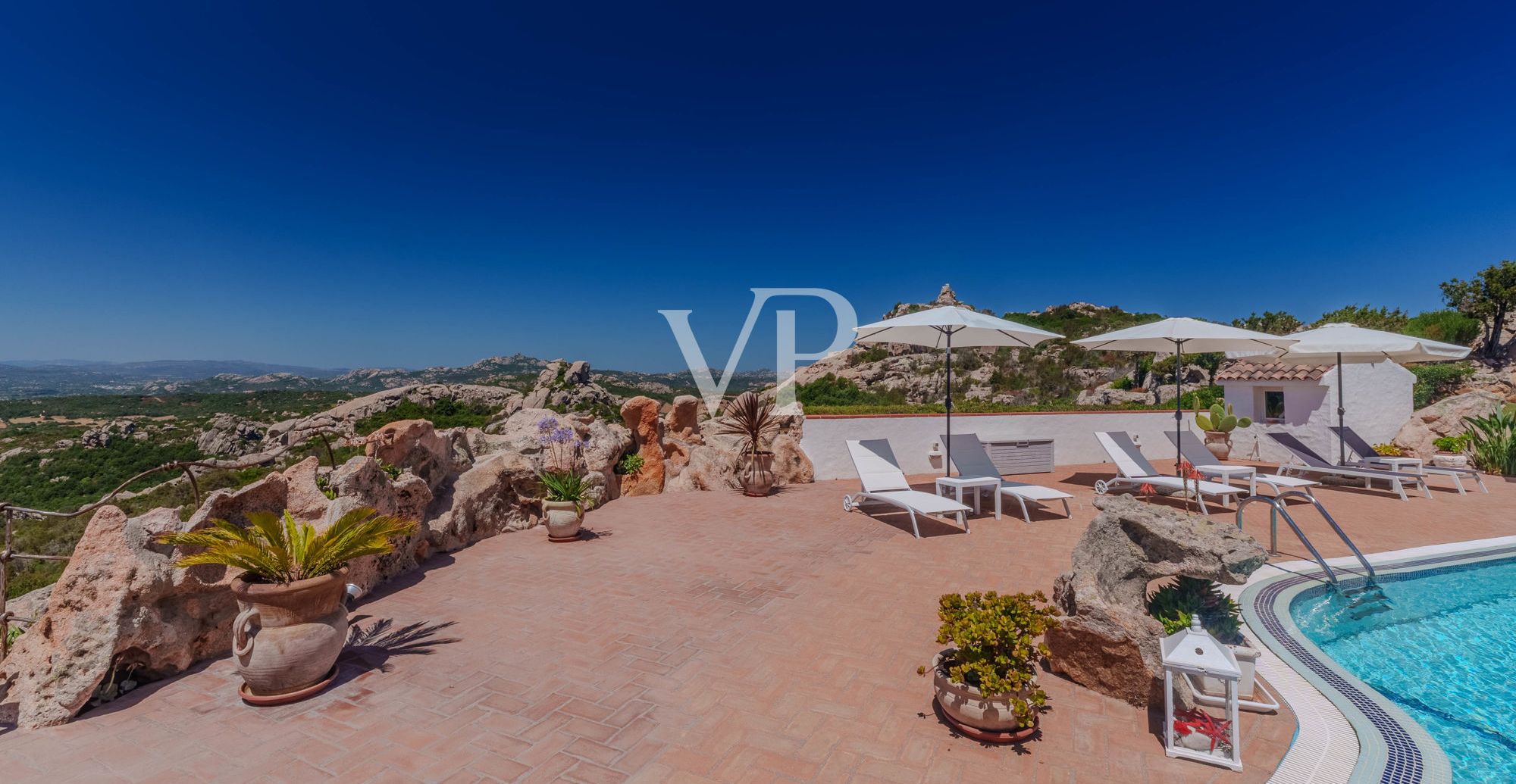 Einzigartige Villa mit atemberaubendem Meerblick - nur 10 Minuten vom Porto Cervo entfernt