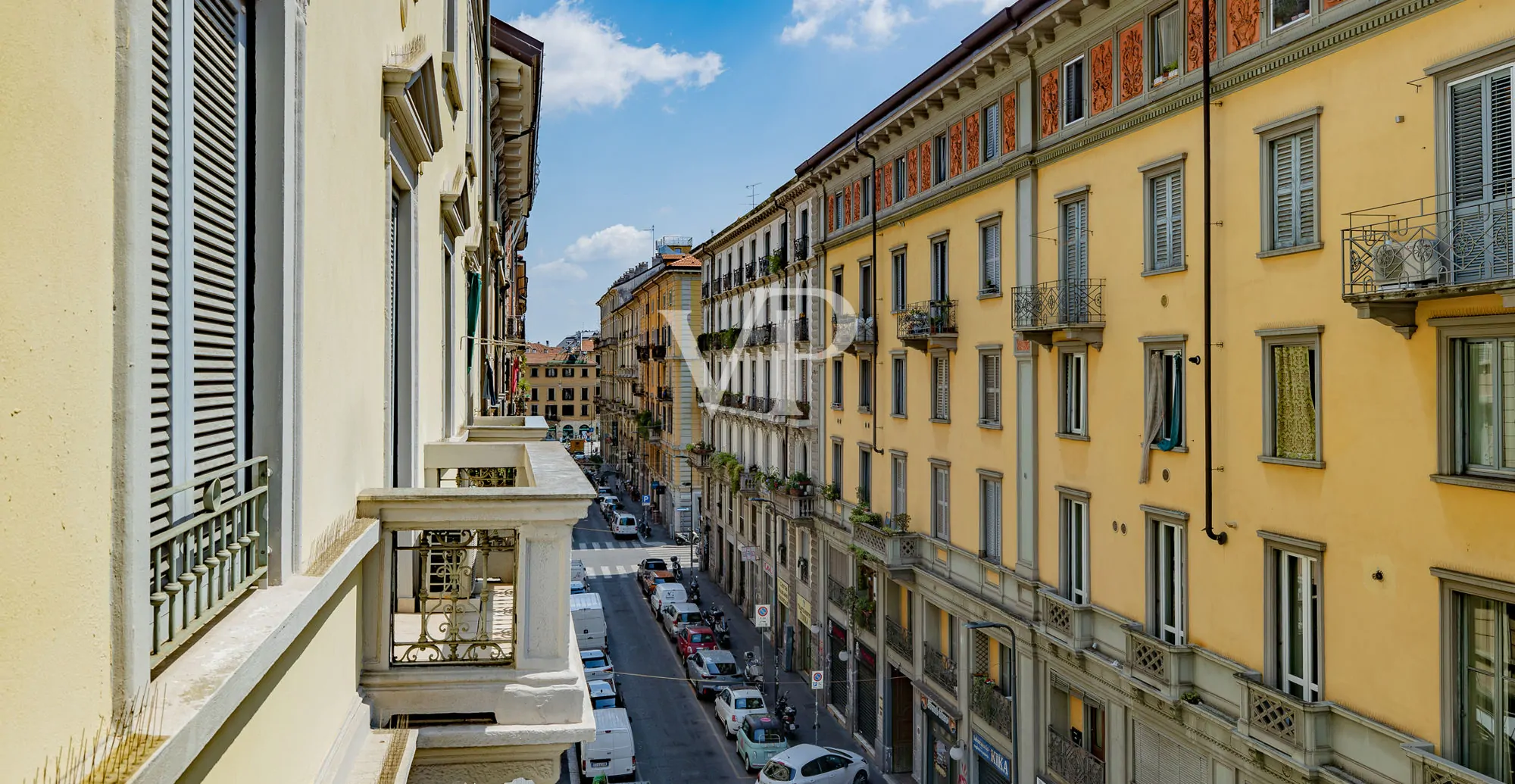 Vista dal balcone verso Corso Buenos Aires