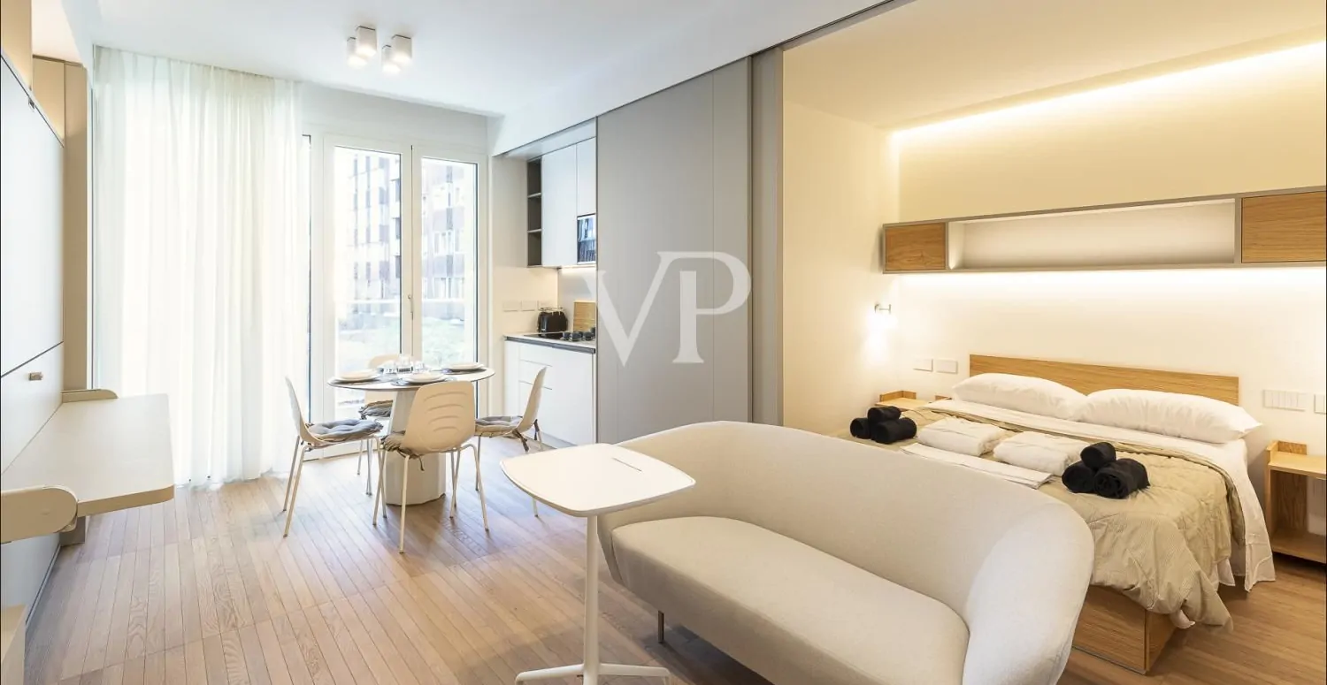 Raffinierte 2-Zimmer-Wohnung im 2. Stock in Torre Milano ex novo 2022