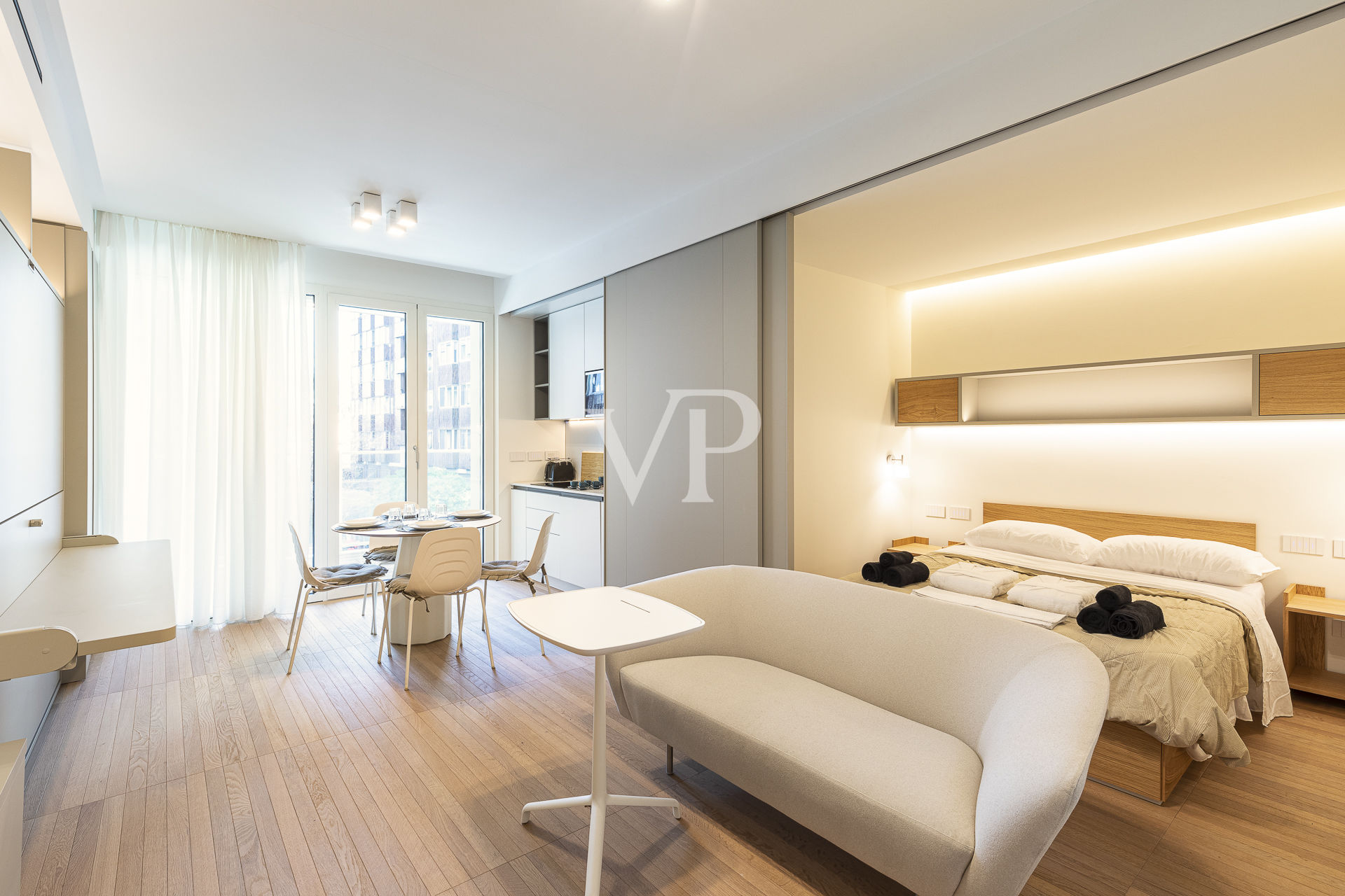 Raffinierte 2-Zimmer-Wohnung im 2. Stock in Torre Milano ex novo 2022