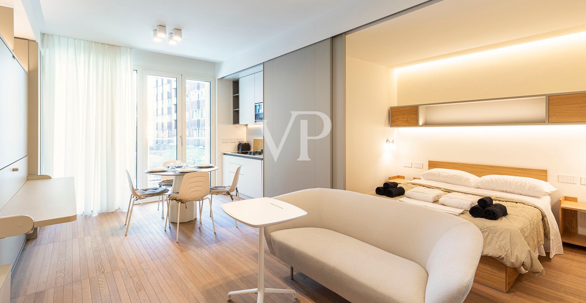 Raffinierte 2-Zimmer-Wohnung im 2. Stock in Torre Milano ex novo 2022