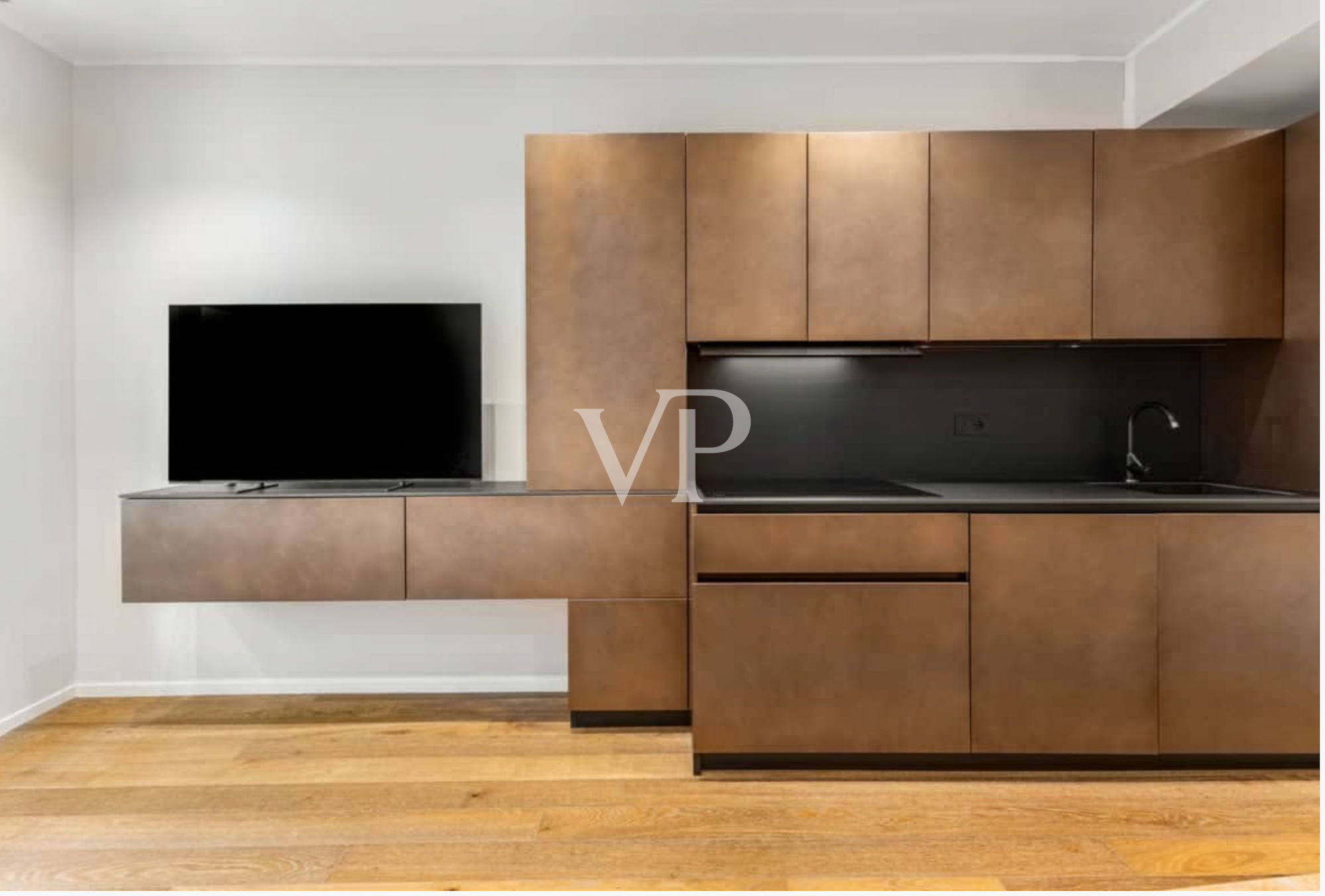 Helle Ein-Zimmer-Wohnung im 3. Stock eines Neubaus