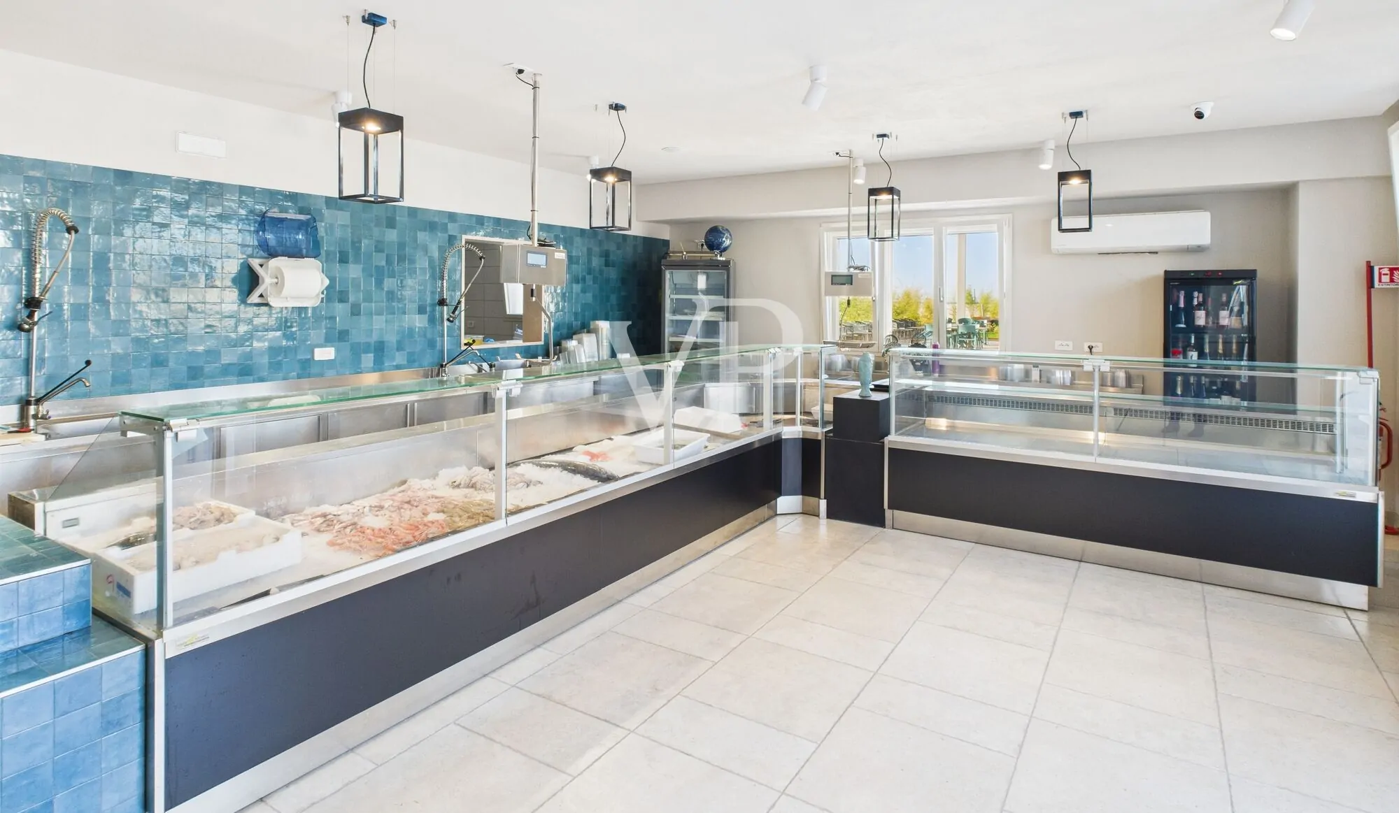 banco refrigerato pescheria