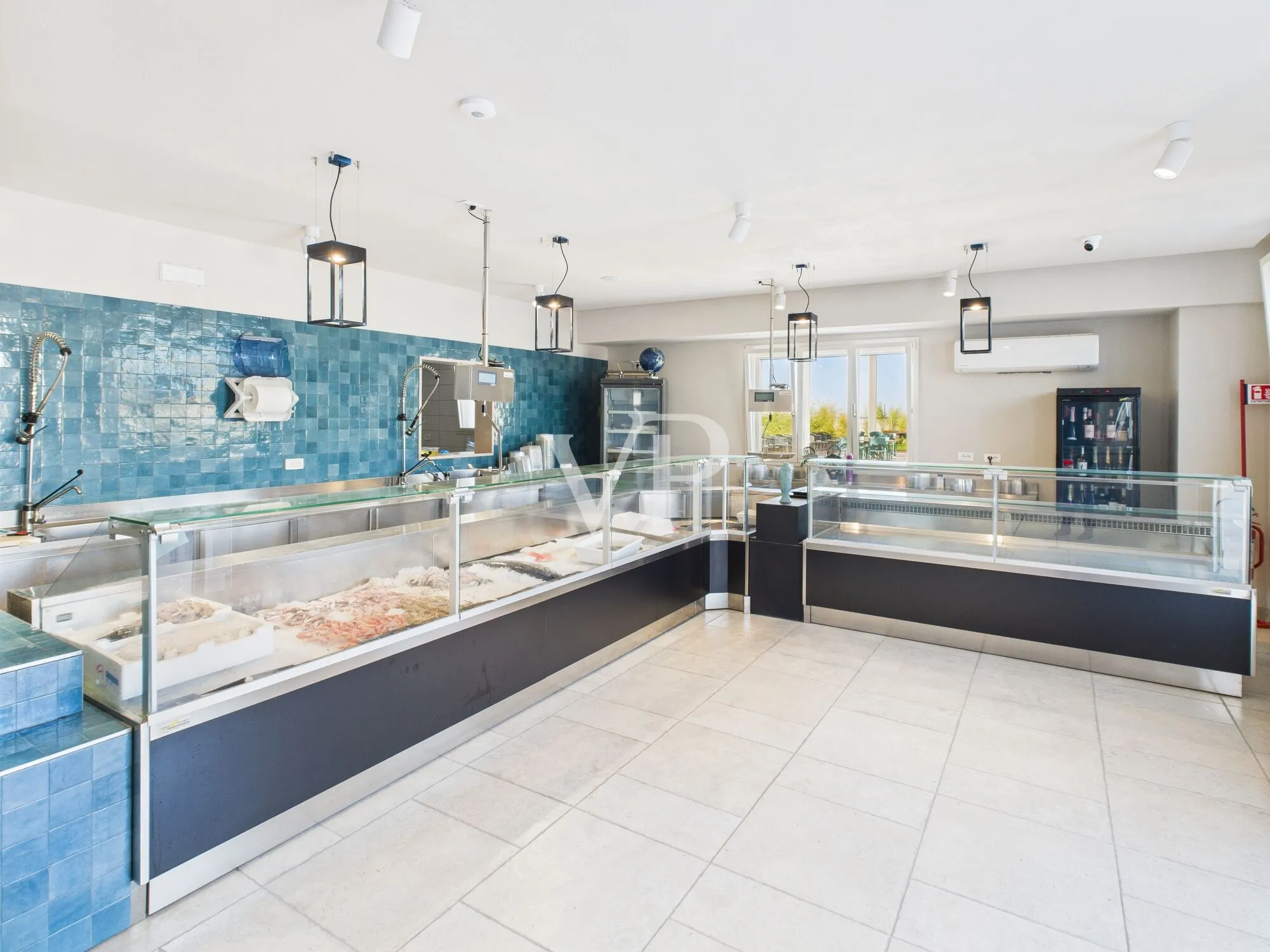 banco refrigerato pescheria