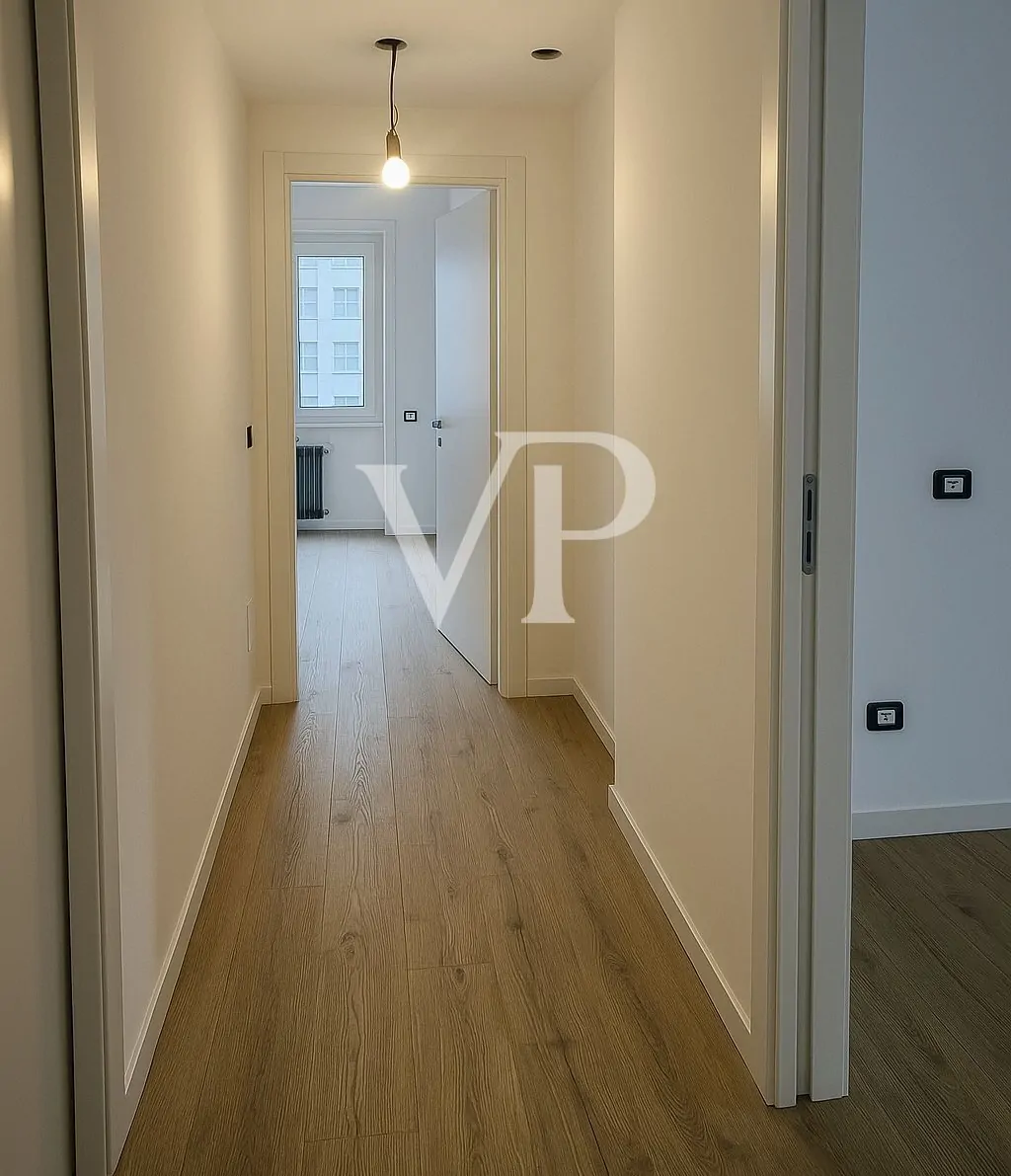 Quadrilocale finemente ristrutturato con due balconi