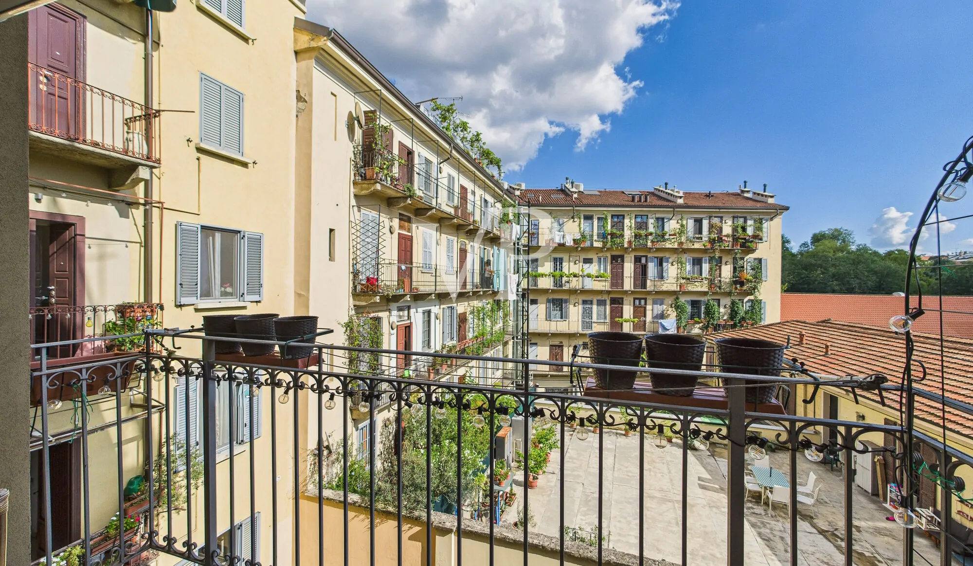 Vista dal balcone della cucina