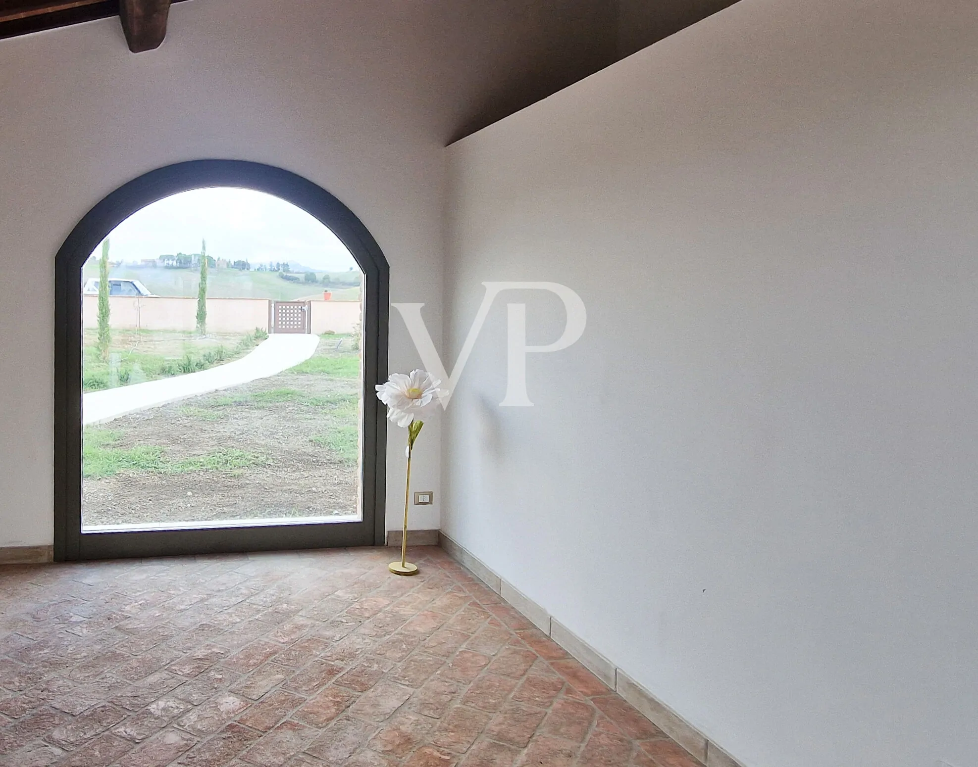 Masía panorámica en Lajatico