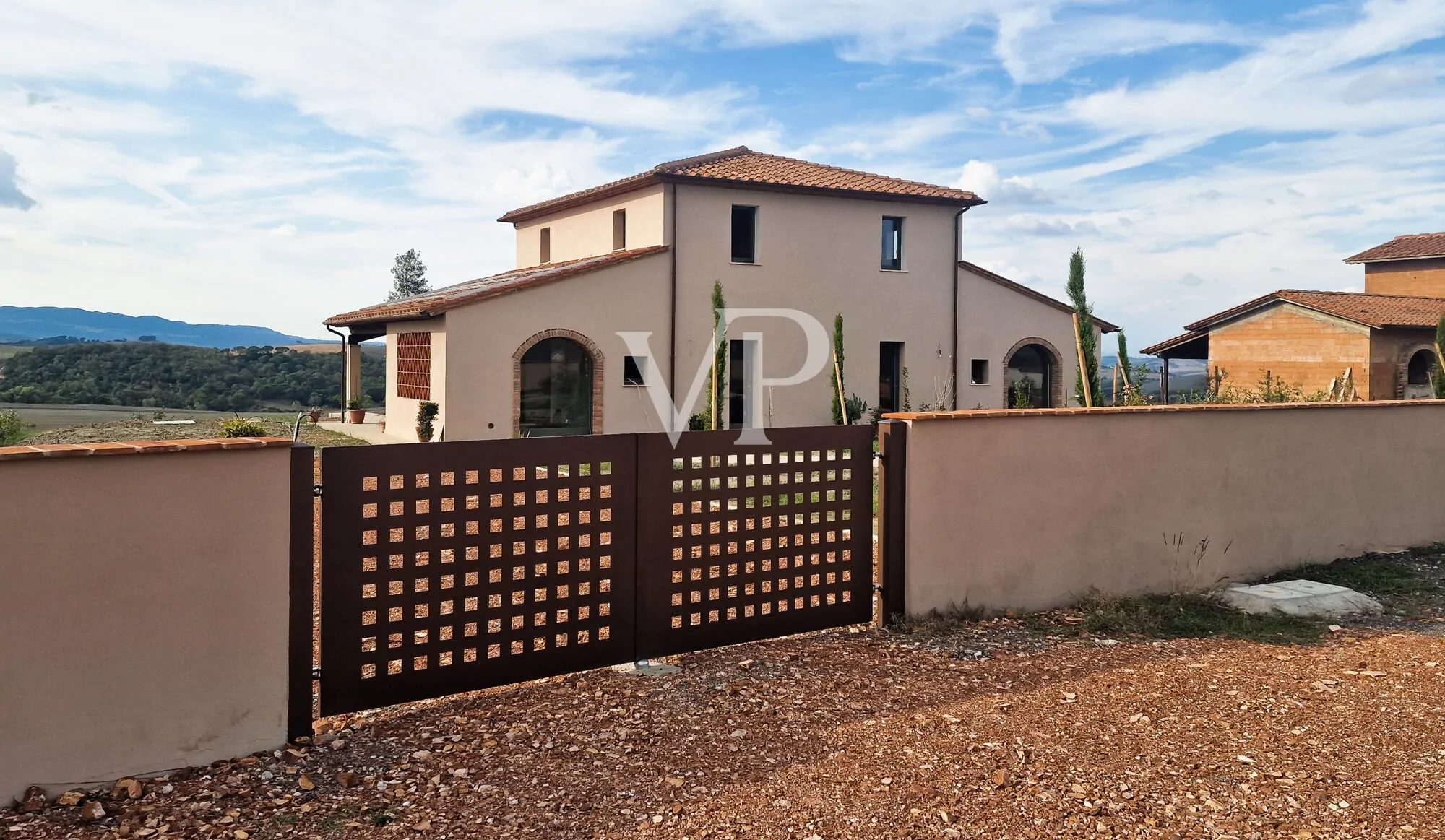 Masía panorámica en Lajatico