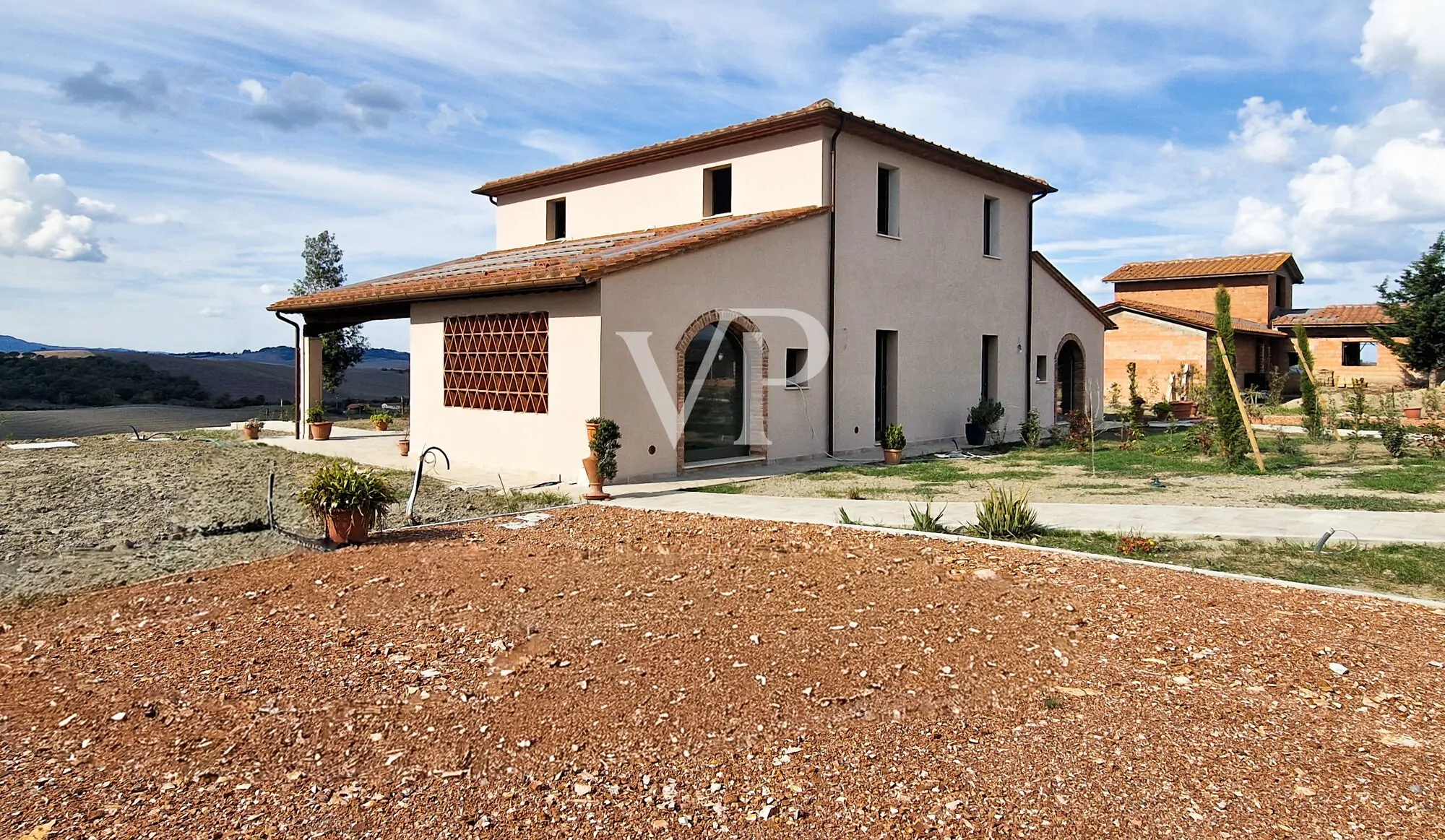 Masía panorámica en Lajatico