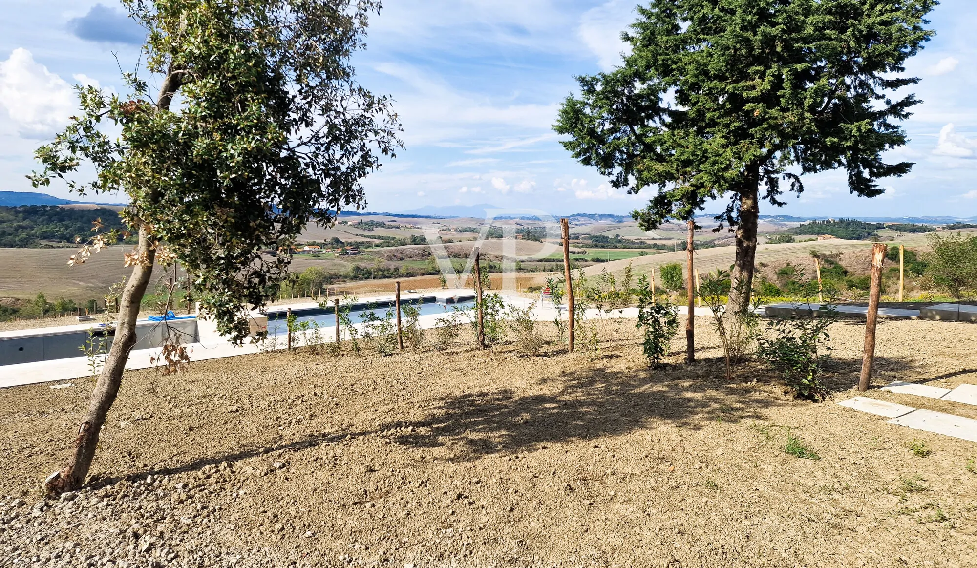 Masía panorámica en Lajatico