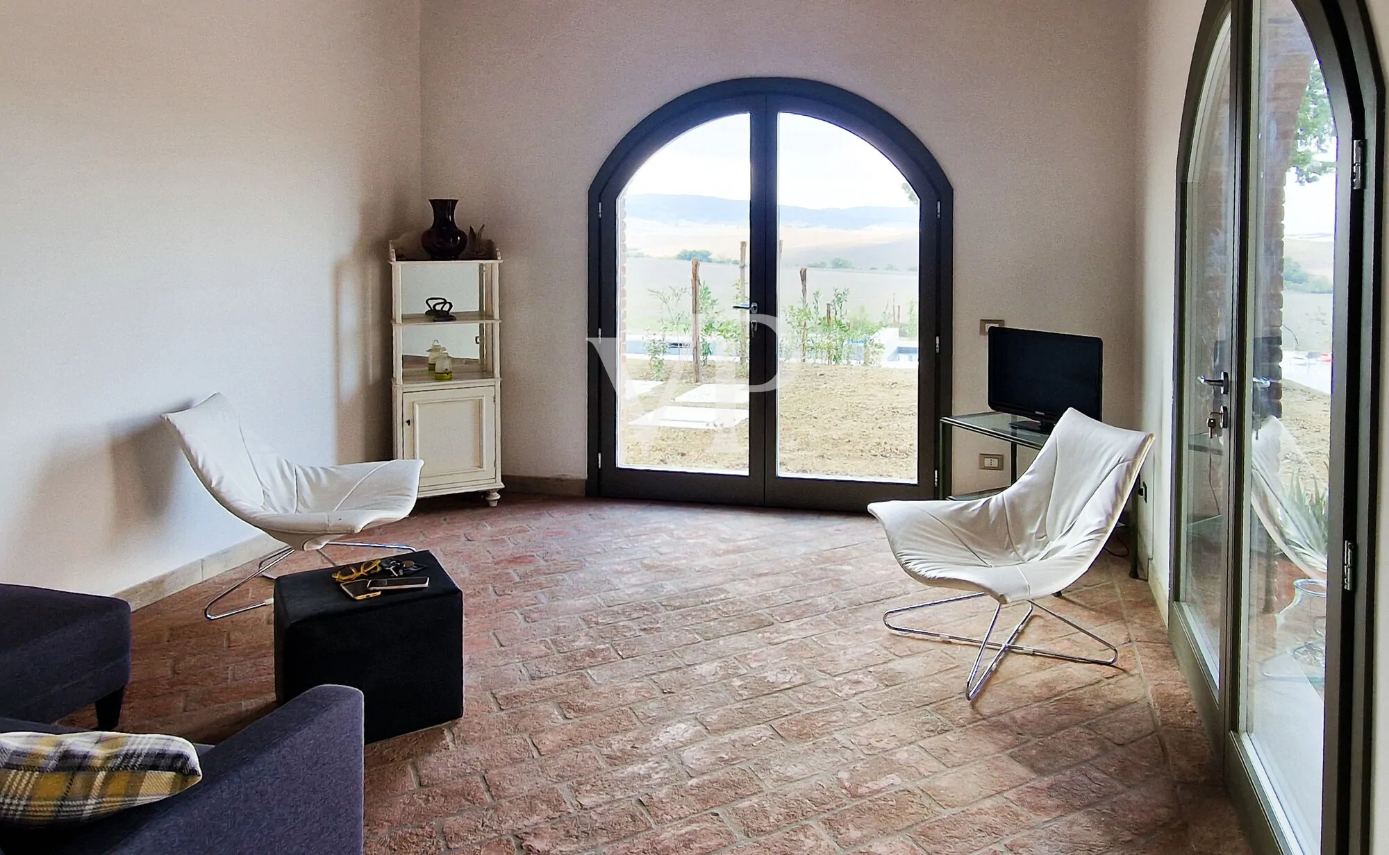 Masía panorámica en Lajatico