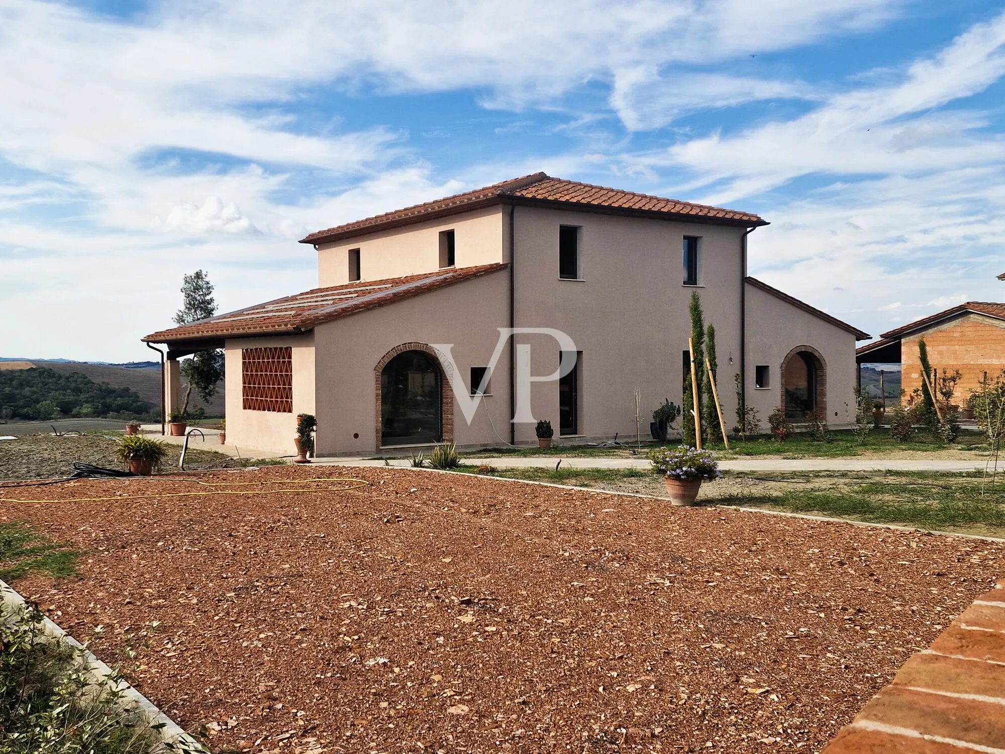 Bauernhaus mit Panoramablick in Lajatico