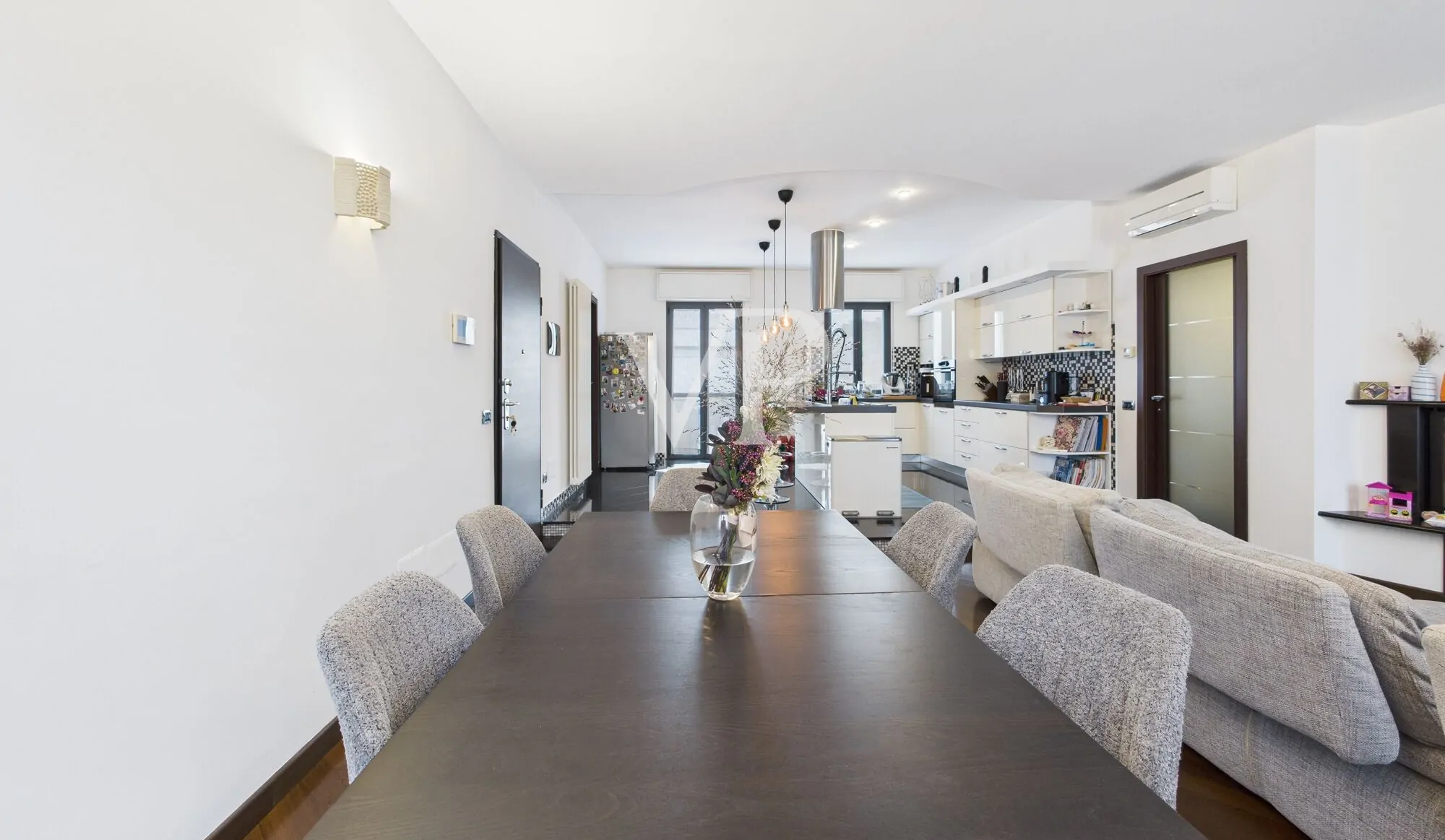 vista da sala pranzo