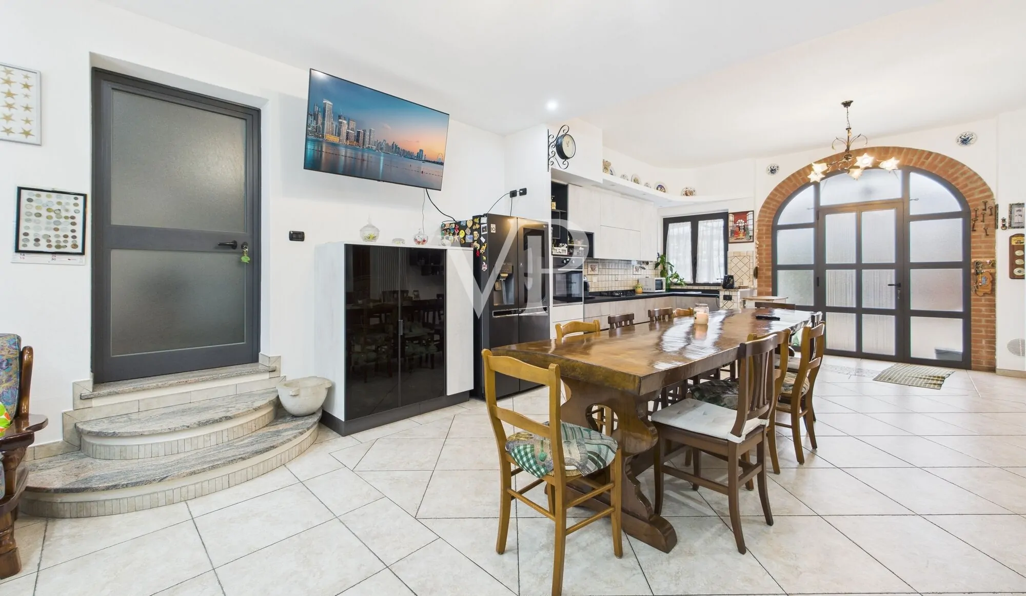 living e sala pranzo