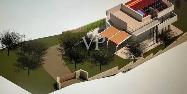 Maravillosa villa en construcción con piscina infinita, terraza, solarium y jardín