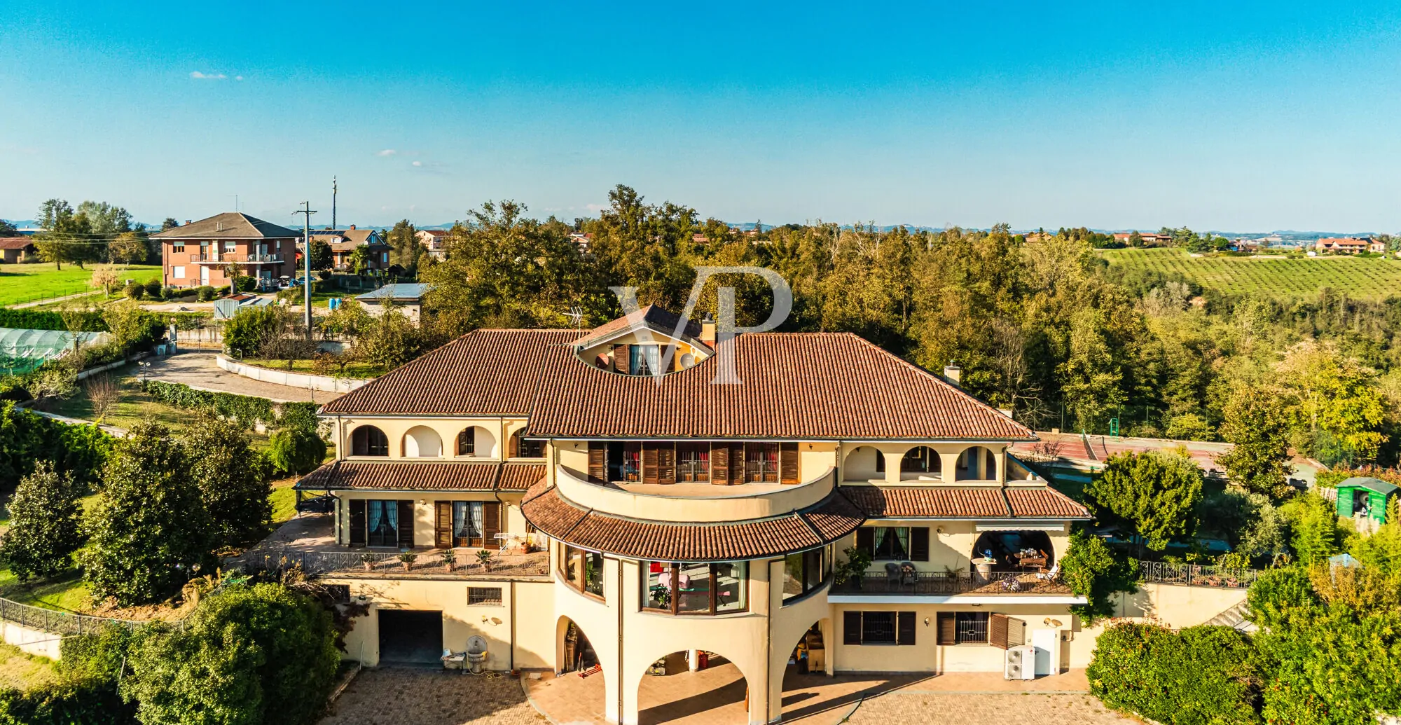 Villa de lujo en las colinas de Monferrato