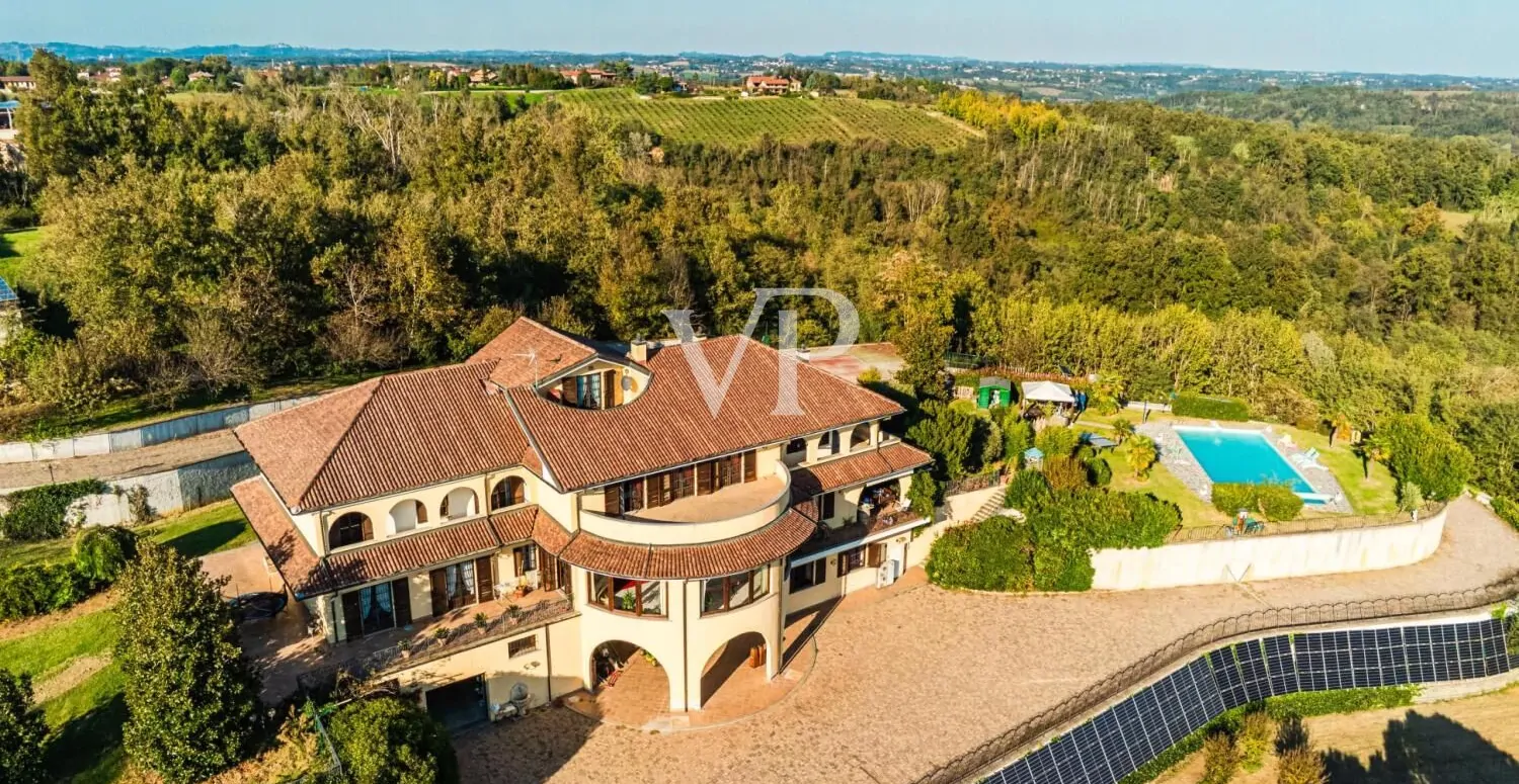 Villa de lujo en las colinas de Monferrato