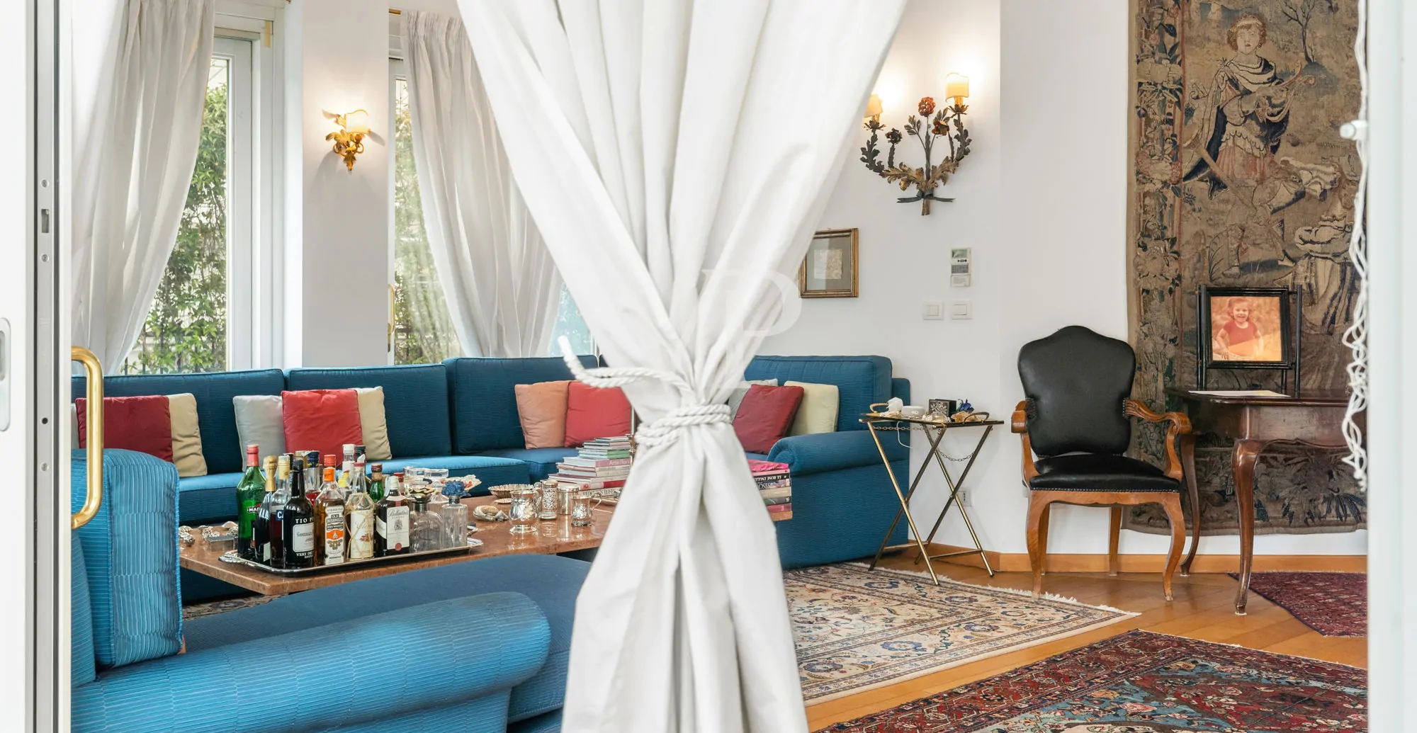 Soggiorno dalla vista terrazzo