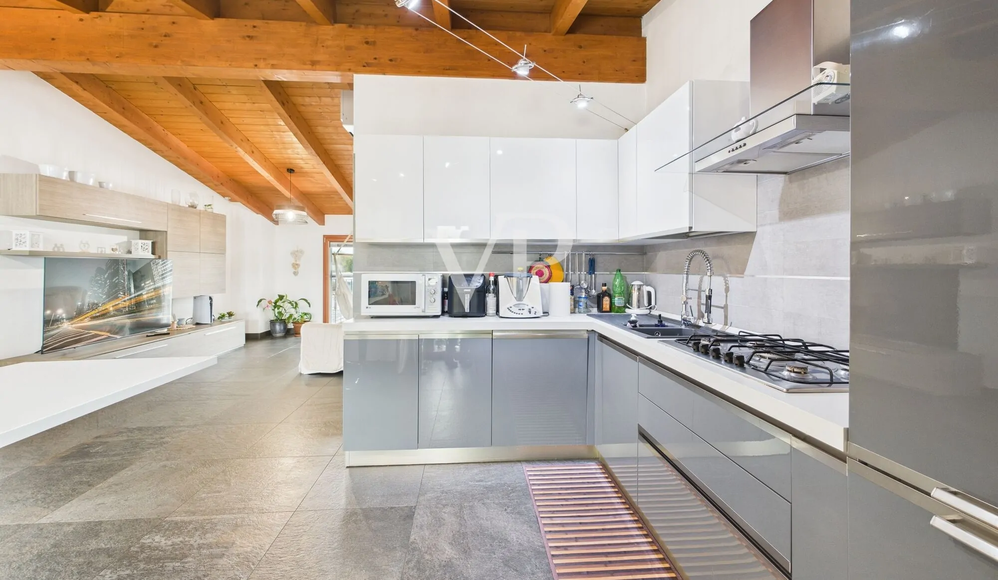 cucina abitabile a vista