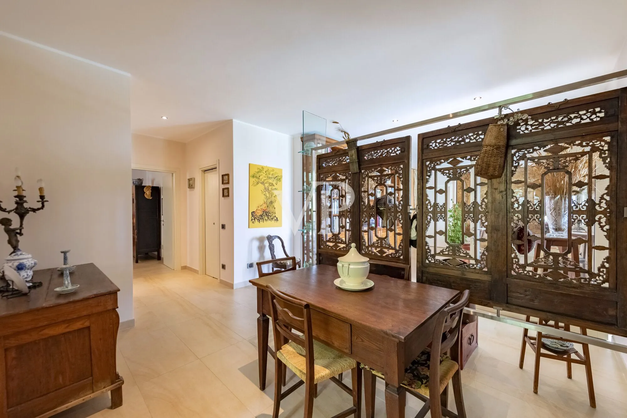 Angolo della sala al piano terra