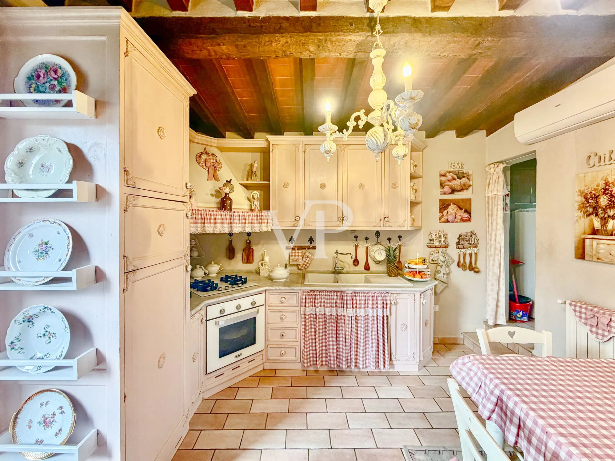 Renovated farmhouse with panoramic views of Massa Marittima and private garden in Tuscan Maremma