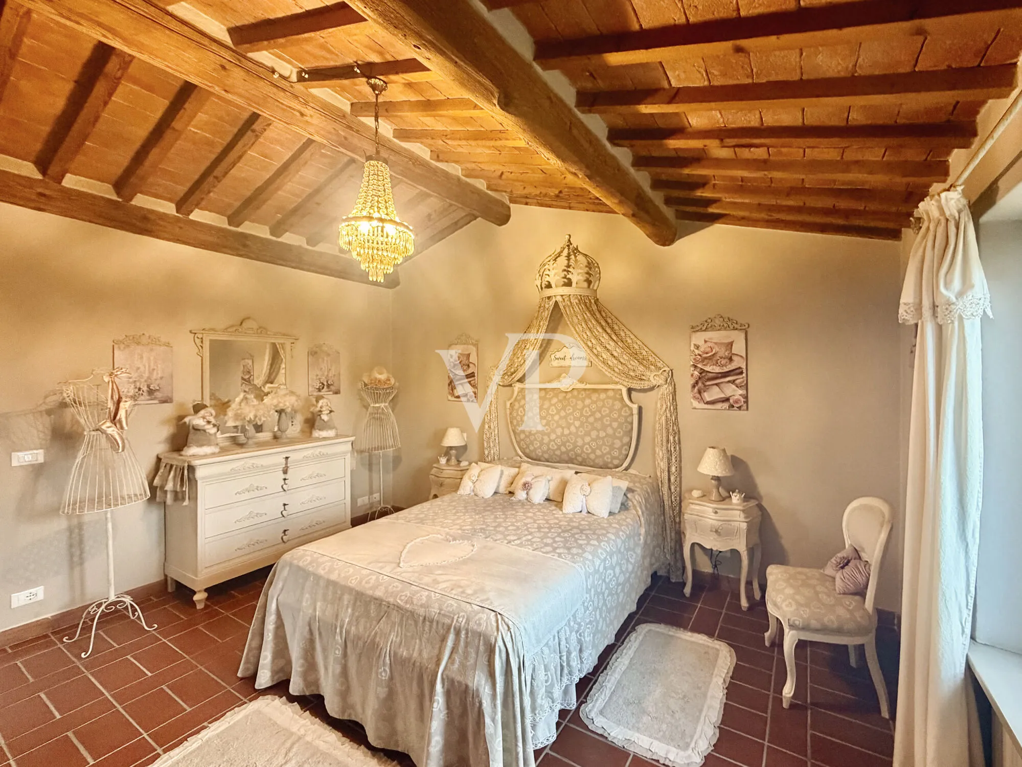 Renovated farmhouse with panoramic views of Massa Marittima and private garden in Tuscan Maremma