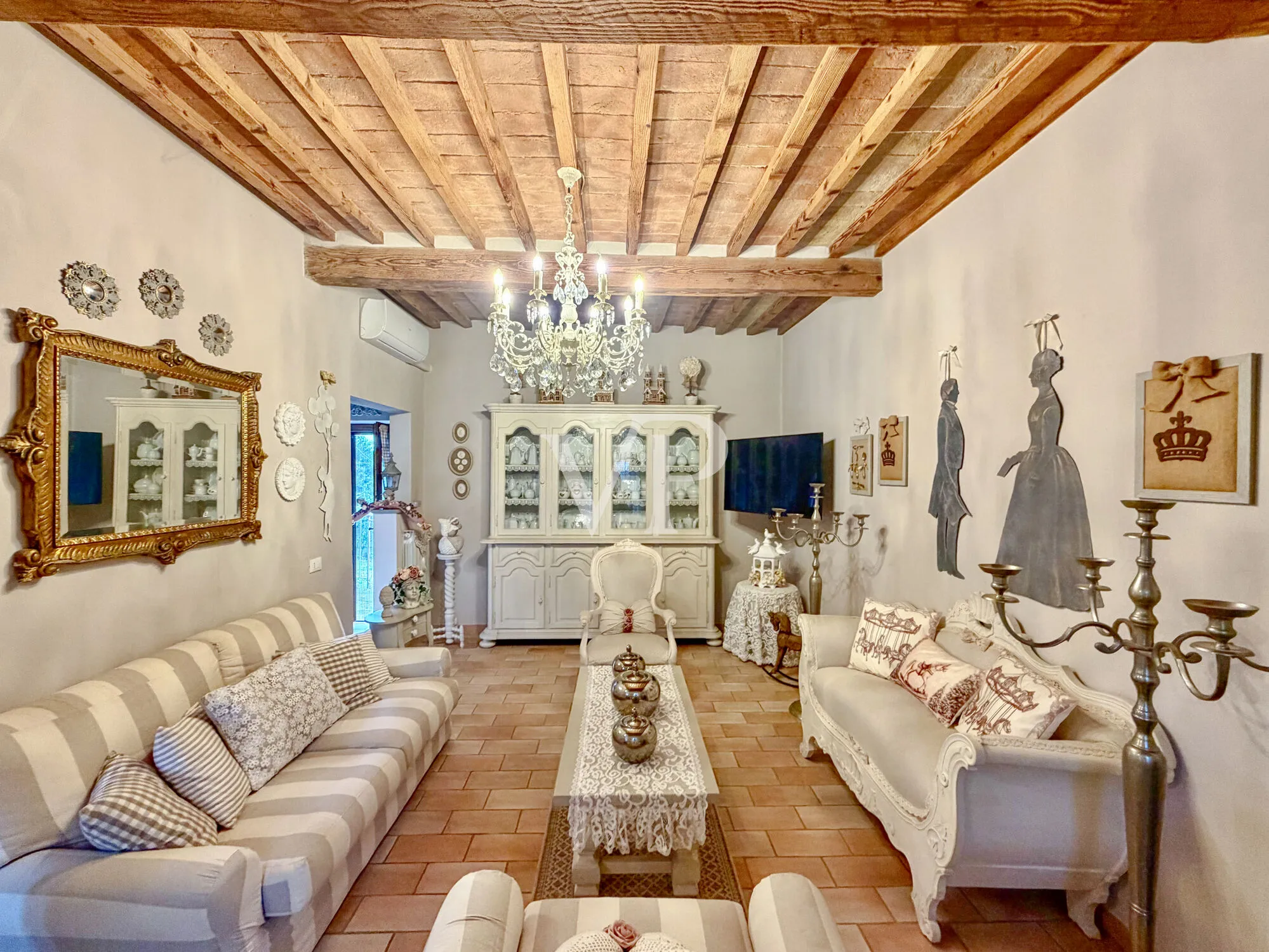 Renovated farmhouse with panoramic views of Massa Marittima and private garden in Tuscan Maremma